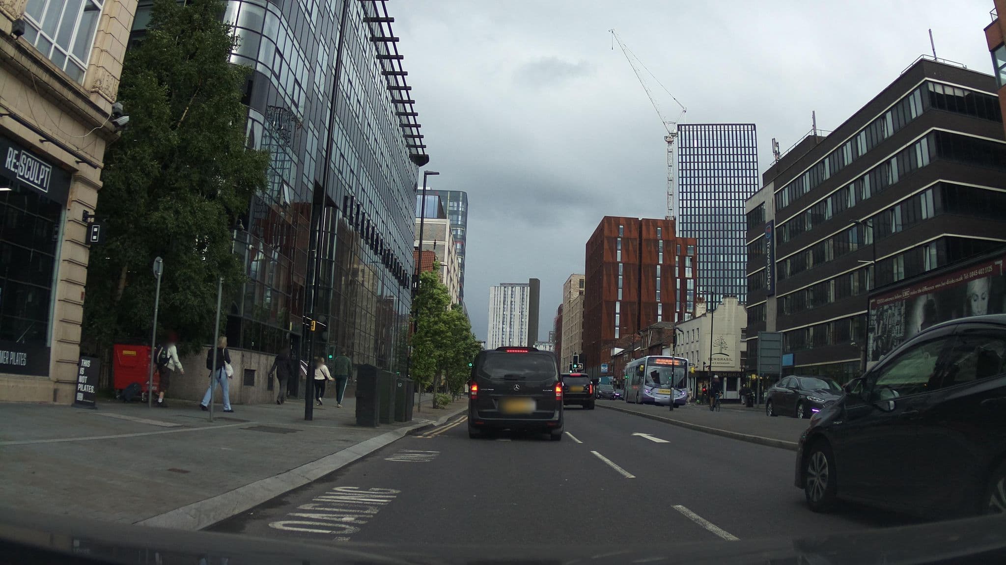 Street view near Manchester City Apartments, Manchester — © southglos (CC BY-SA · Mapillary)