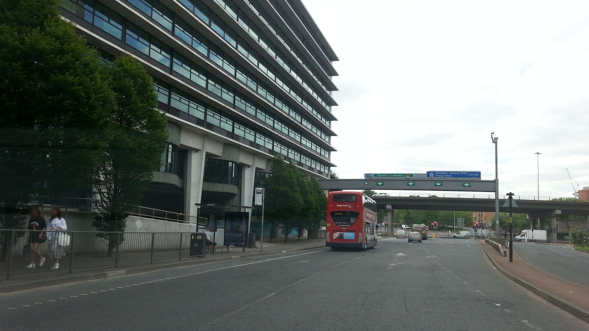 Street view near Marriott Manchester Hotel & Spa, Manchester — © adam2 (CC BY-SA · Mapillary)
