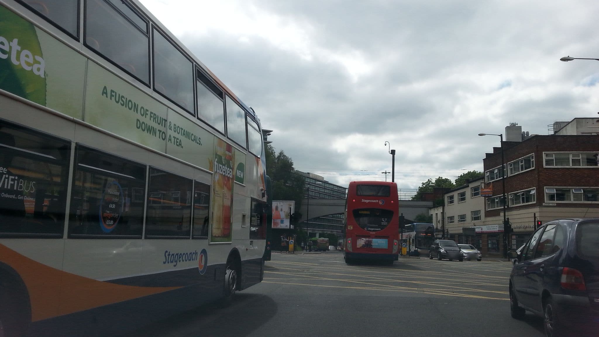 Street view near Rahman Piccadilly Hostel, Manchester — © adam2 (CC BY-SA · Mapillary)