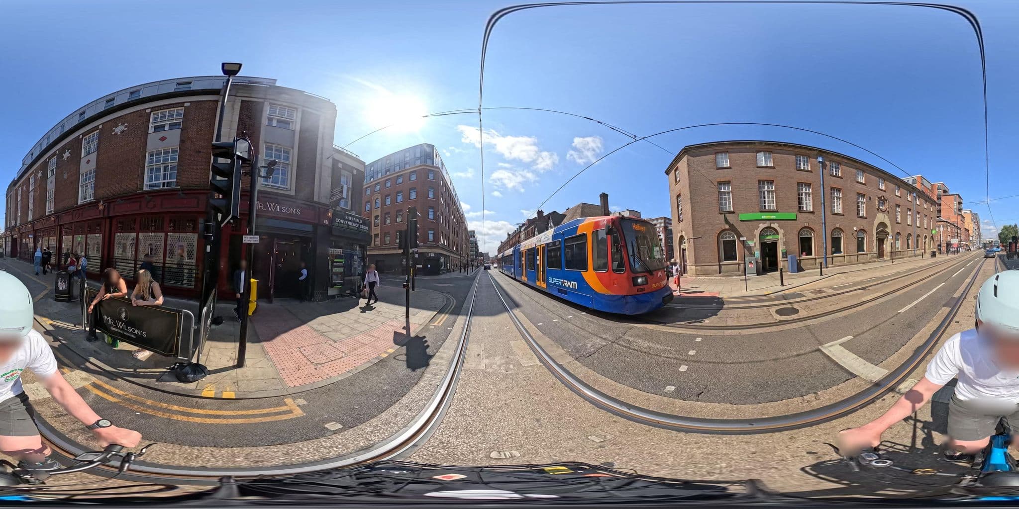 Street view near City Crash Pad, Sheffield — © ntzm (CC BY-SA · Mapillary)