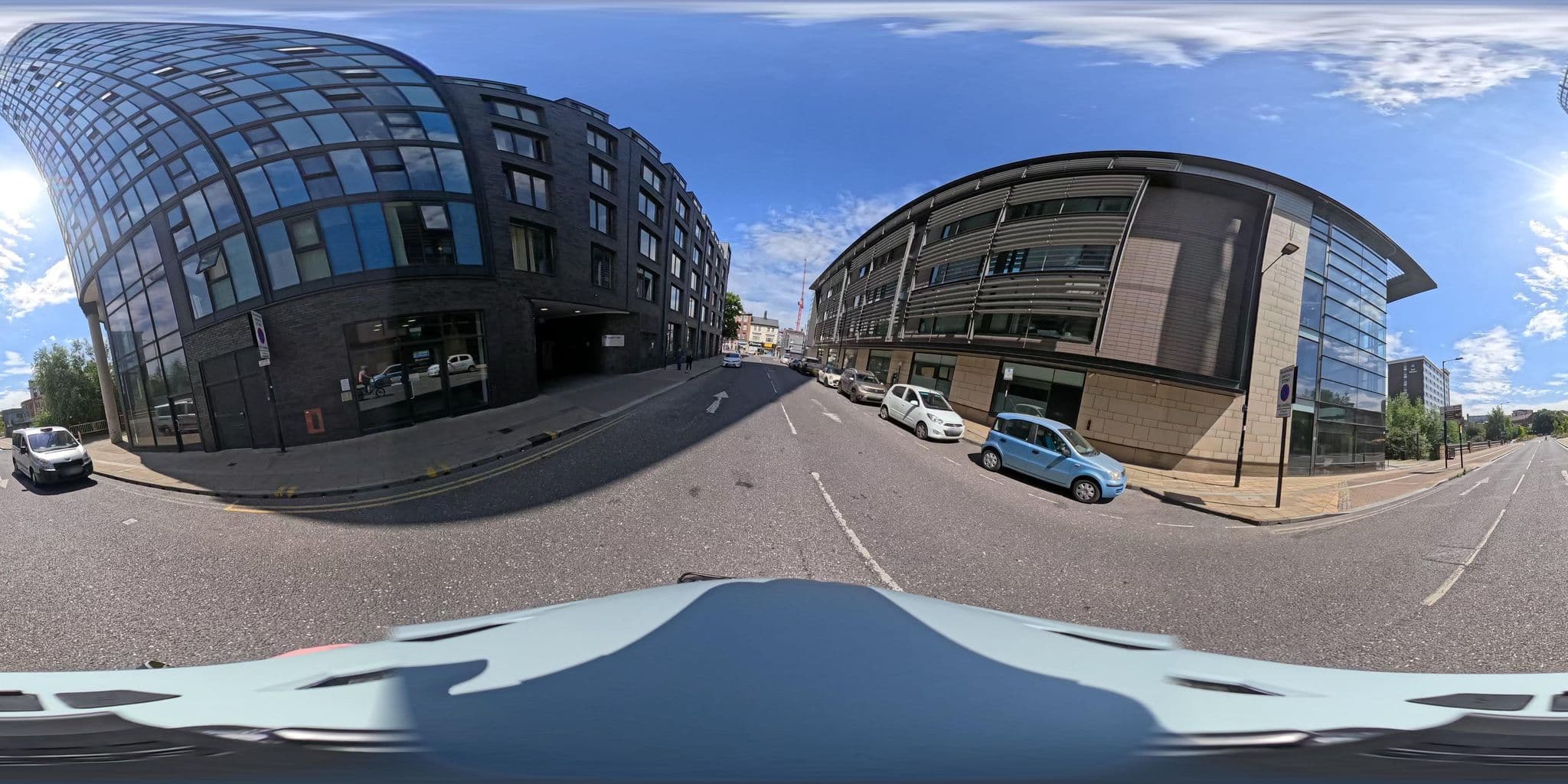 Street view near IQuarter, Sheffield — © ntzm (CC BY-SA · Mapillary)