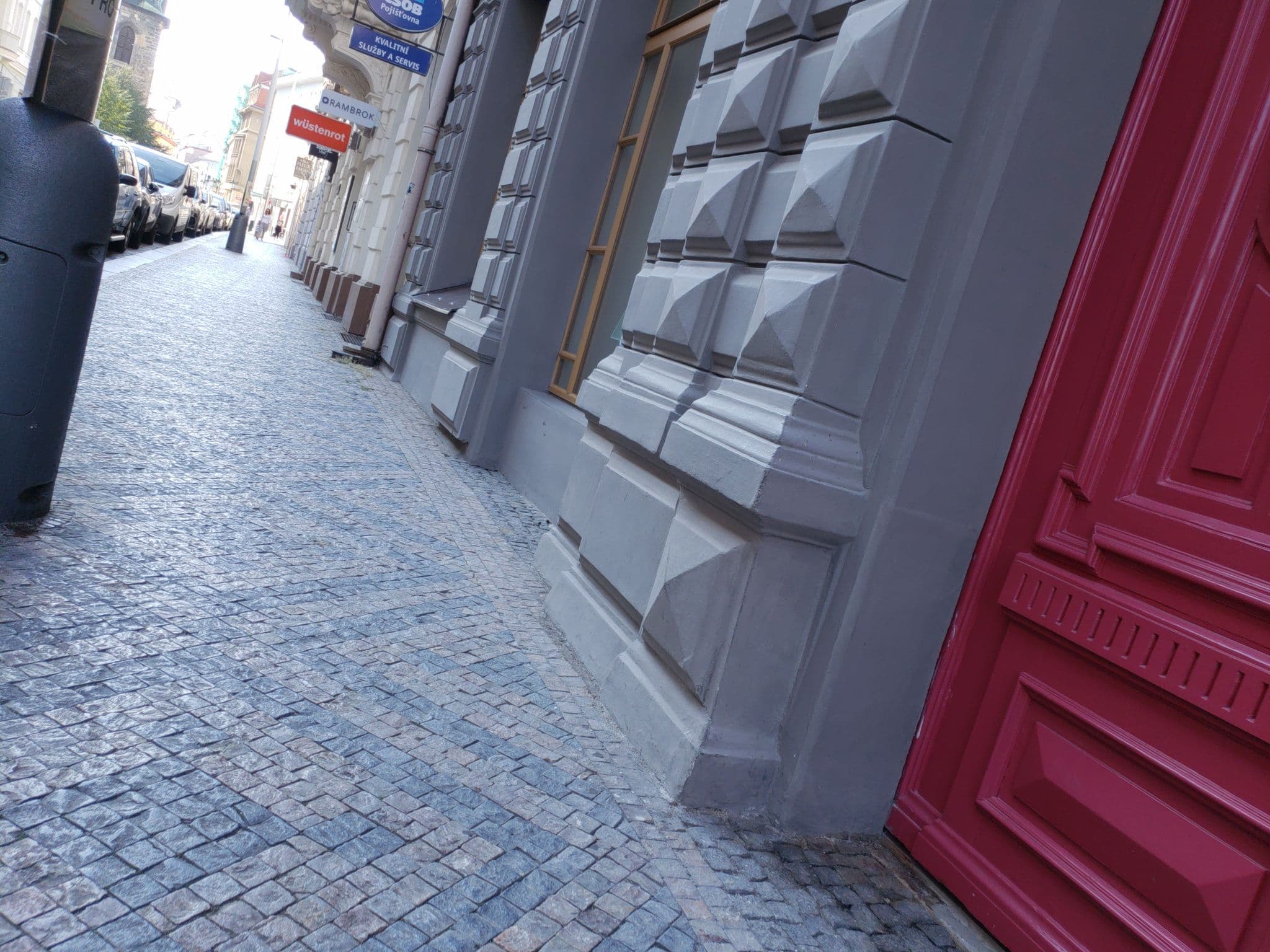 Street view near EA Hotel Embassy Prague, Karlín — © mapfool (CC BY-SA · Mapillary)