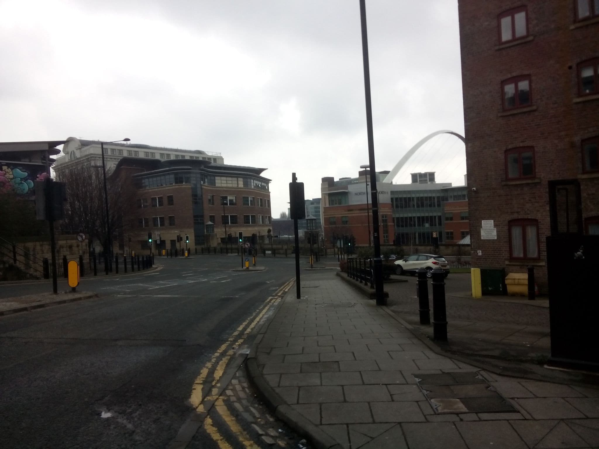Street view near Travelodge, Newcastle upon Tyne — © livingwithdragons (CC BY-SA · Mapillary)