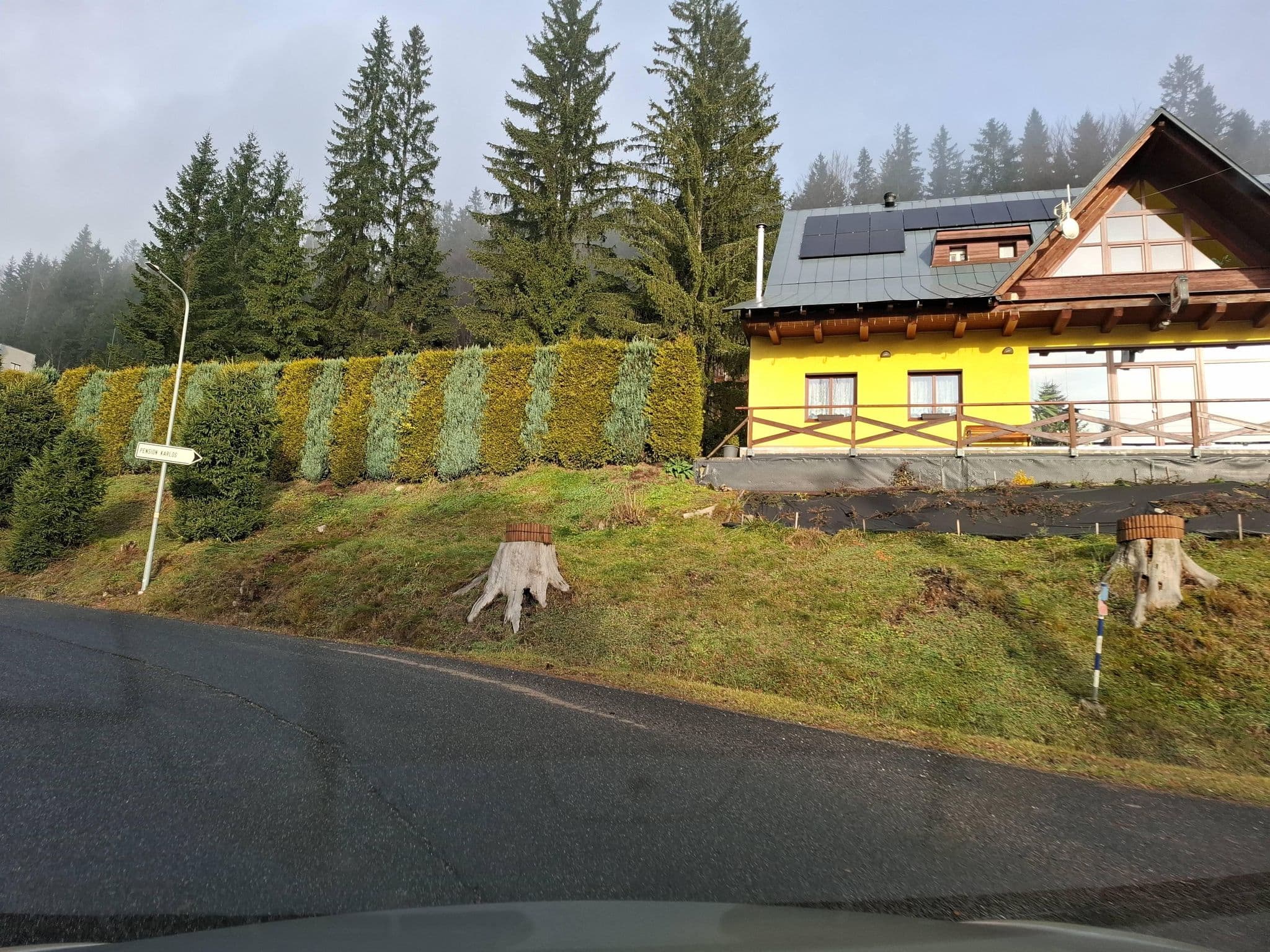 Street view near Pension Karlos, Kořenov — © masterofnoroad (CC BY-SA · Mapillary)