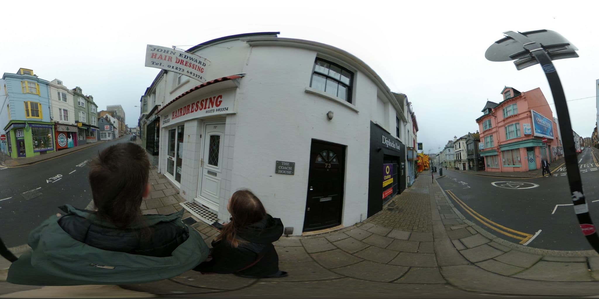 Street view near Grapevine North Laine, Brighton — © vlivyur (CC BY-SA · Mapillary)