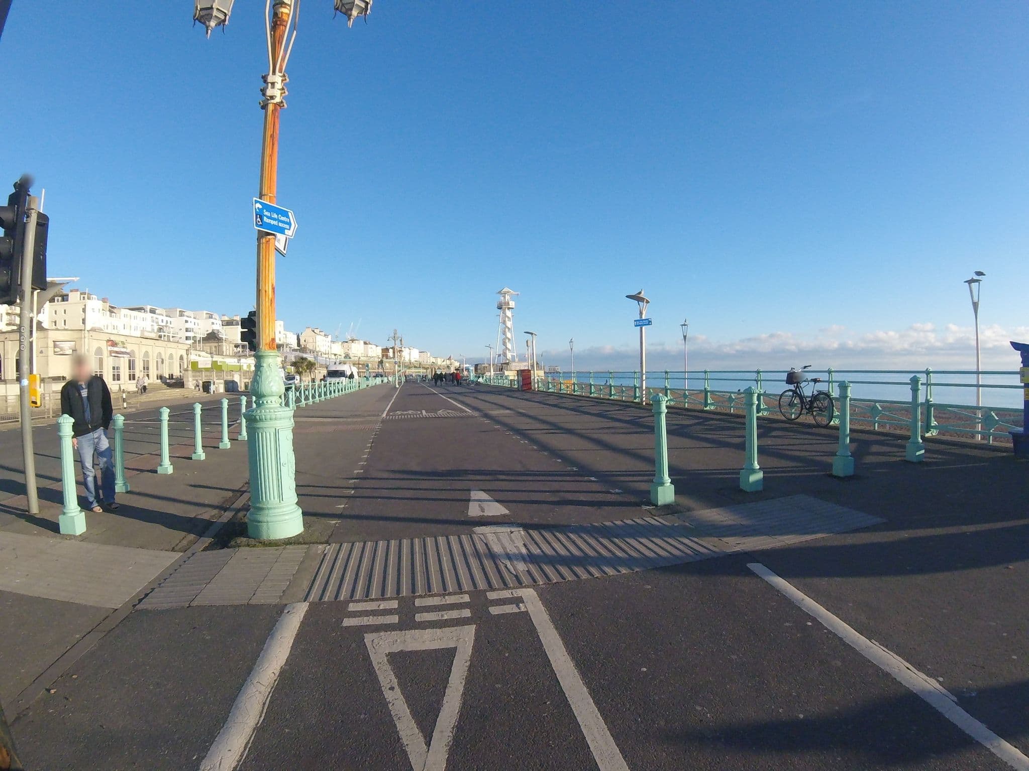 Street view near Sea Life Centre, Brighton — © stevemarsh (CC BY-SA · Mapillary)