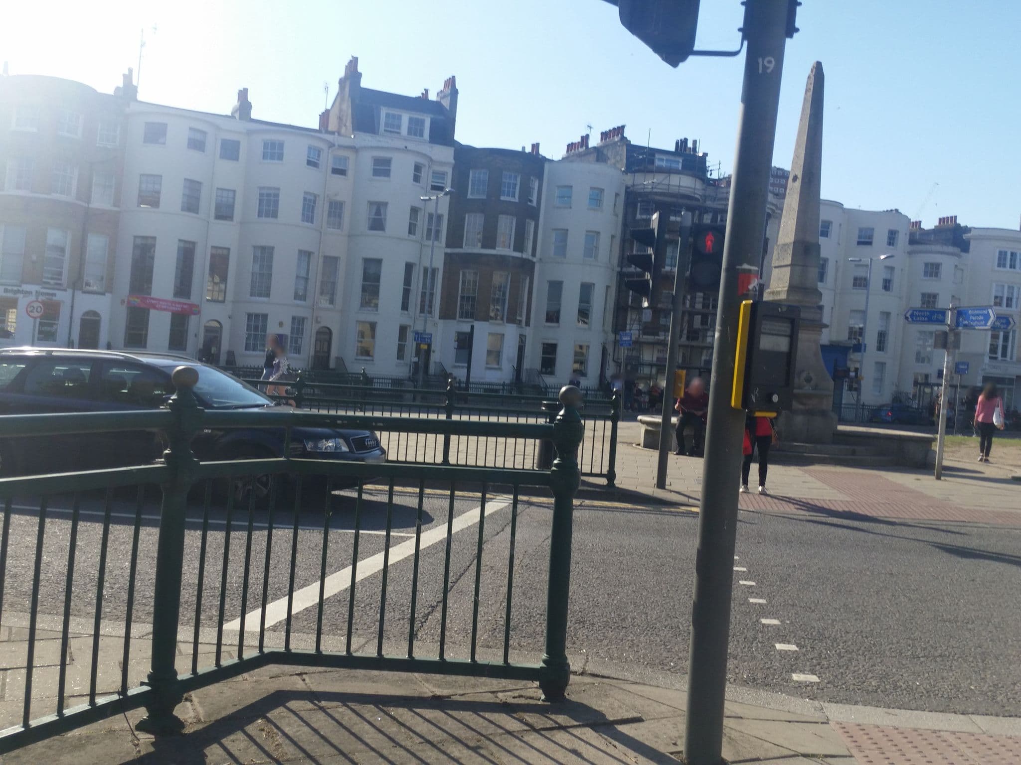 Street view near Journeys Hostel, Brighton — © matth81 (CC BY-SA · Mapillary)