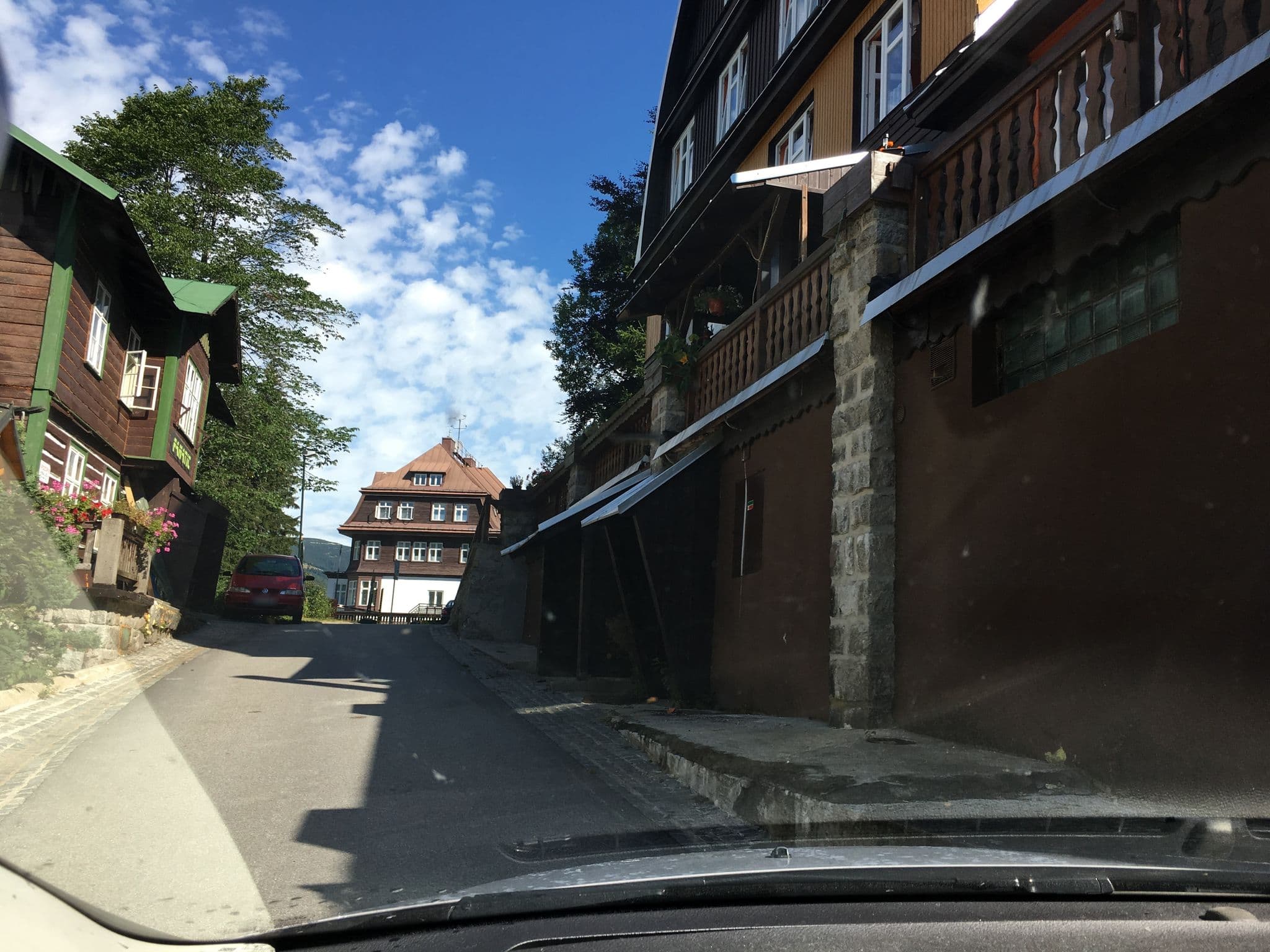Street view near Pension Seidl, Špindlerův Mlýn