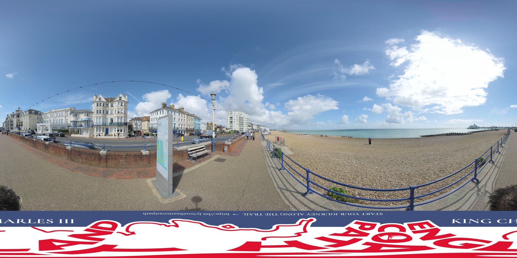Street view near Dolphin House, Eastbourne — © EnglandCoastPath (CC BY-SA · Mapillary)