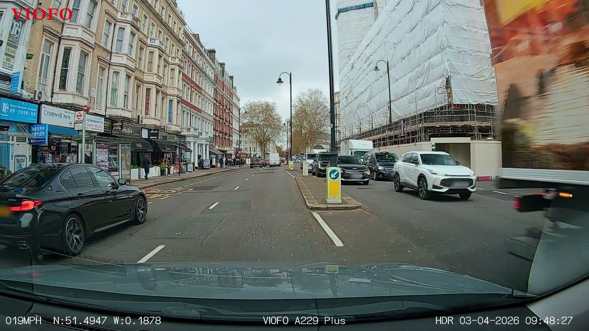 Street view near Kensington Rooms Hotel London, Earls Court — © RyanBush (CC BY-SA · Mapillary)