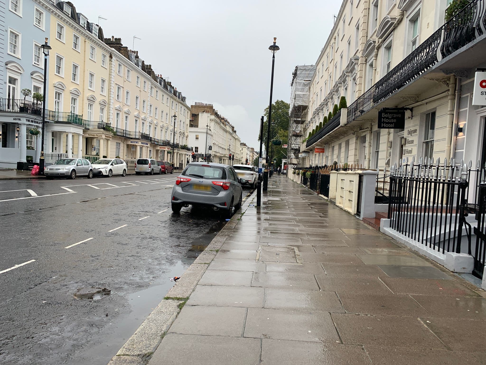 Street view near Marne Hotel, Pimlico — © nigelramsay (CC BY-SA · Mapillary)