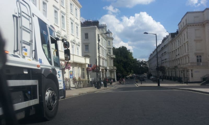 Street view near Edward House Hotel, Pimlico — © paulbiv (CC BY-SA · Mapillary)