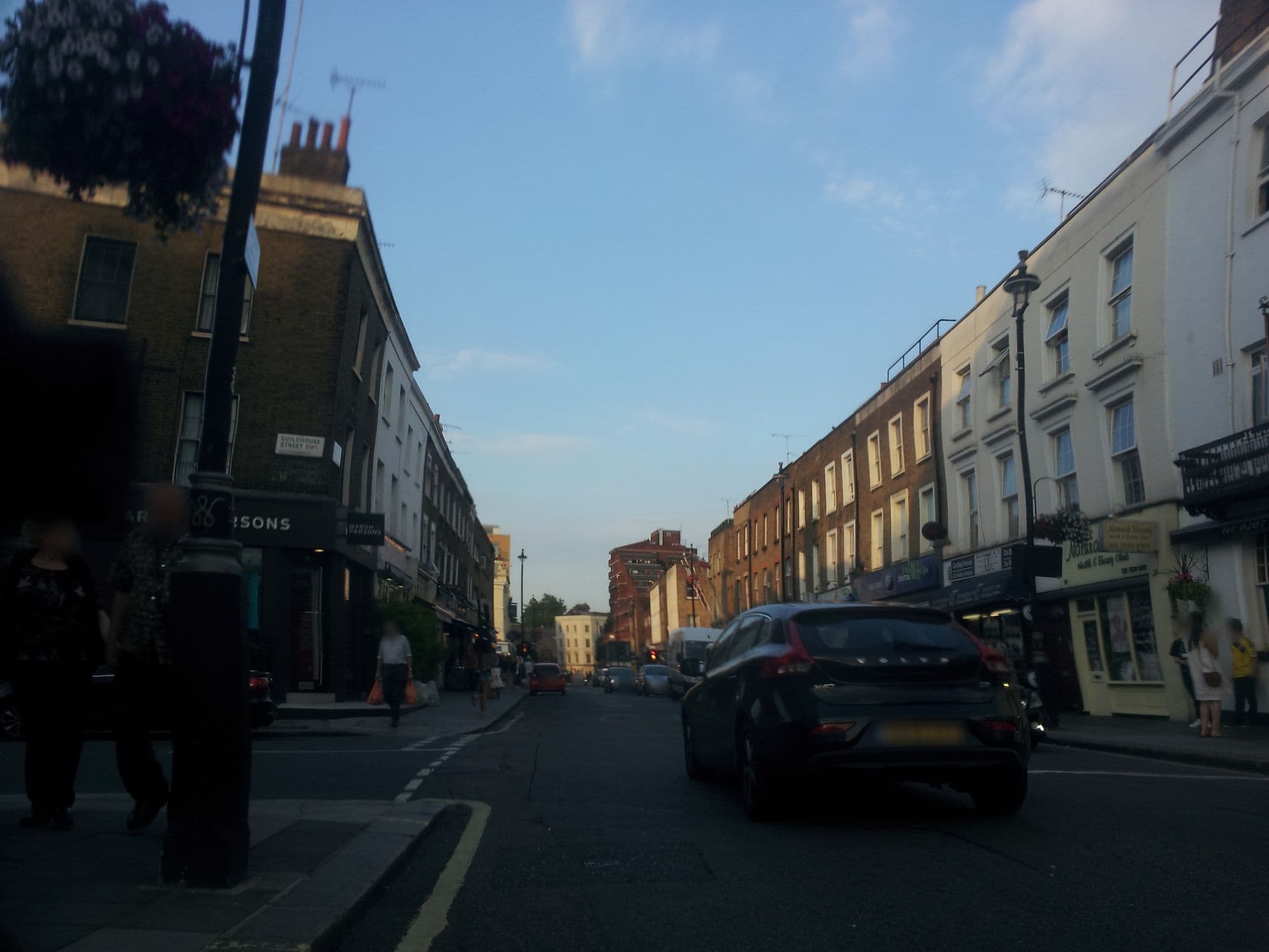 Street view near The Calvados Hotel, Pimlico — © paulbiv (CC BY-SA · Mapillary)