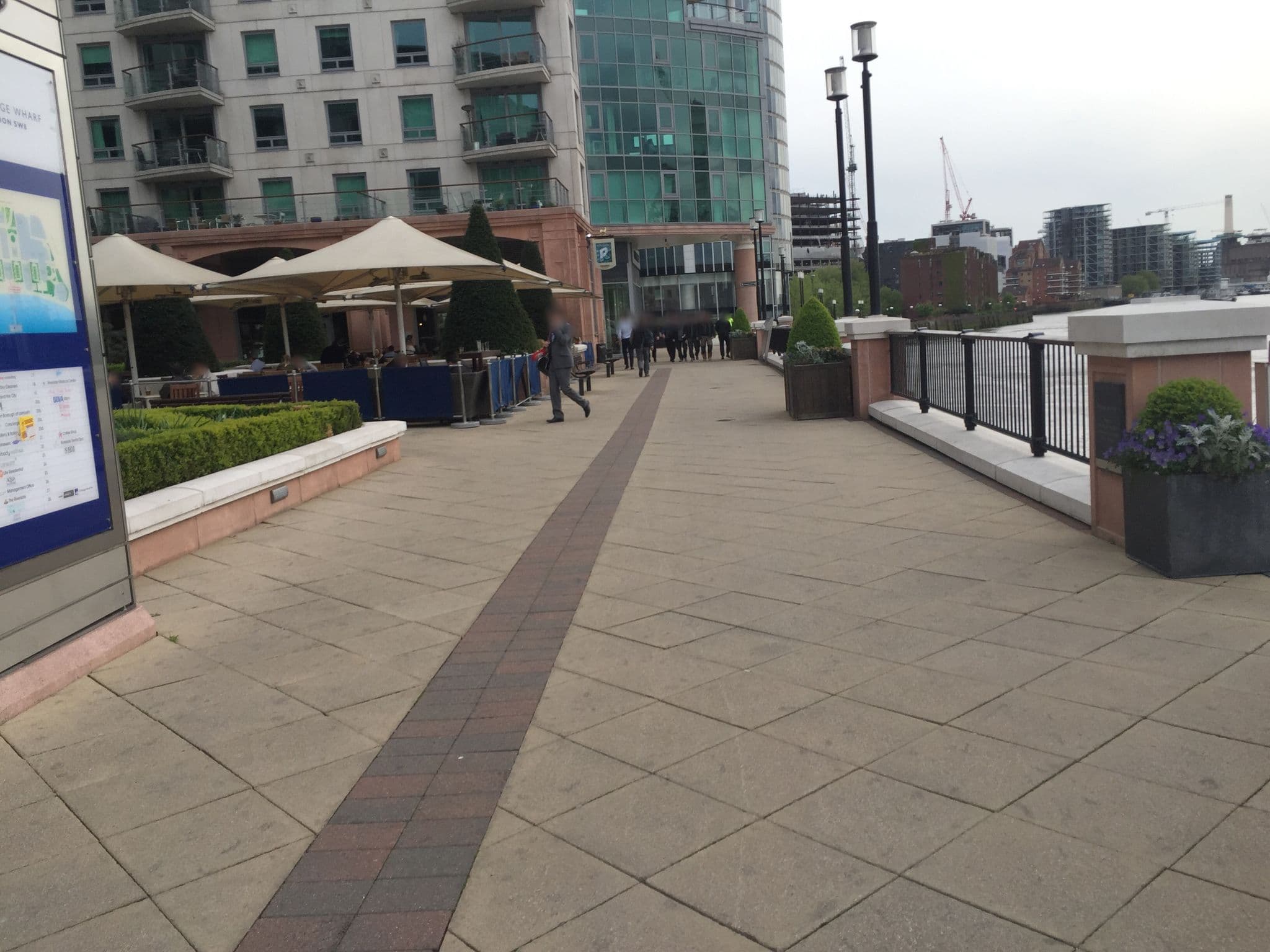 Street view near St George Wharf, Pimlico — © tommorris (CC BY-SA · Mapillary)