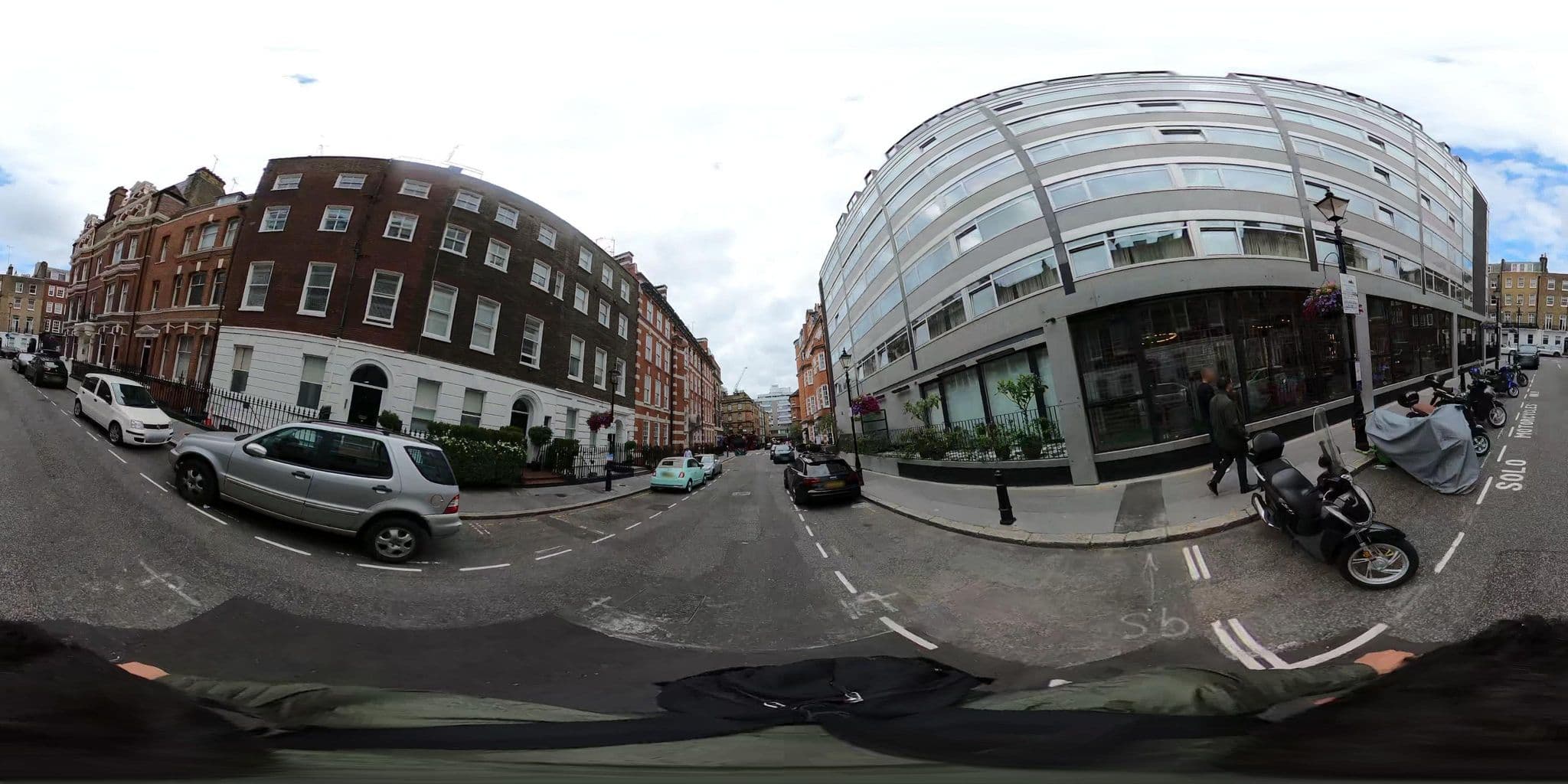 Street view near Bentinck Cottage, West End of London — © asturksever (CC BY-SA · Mapillary)