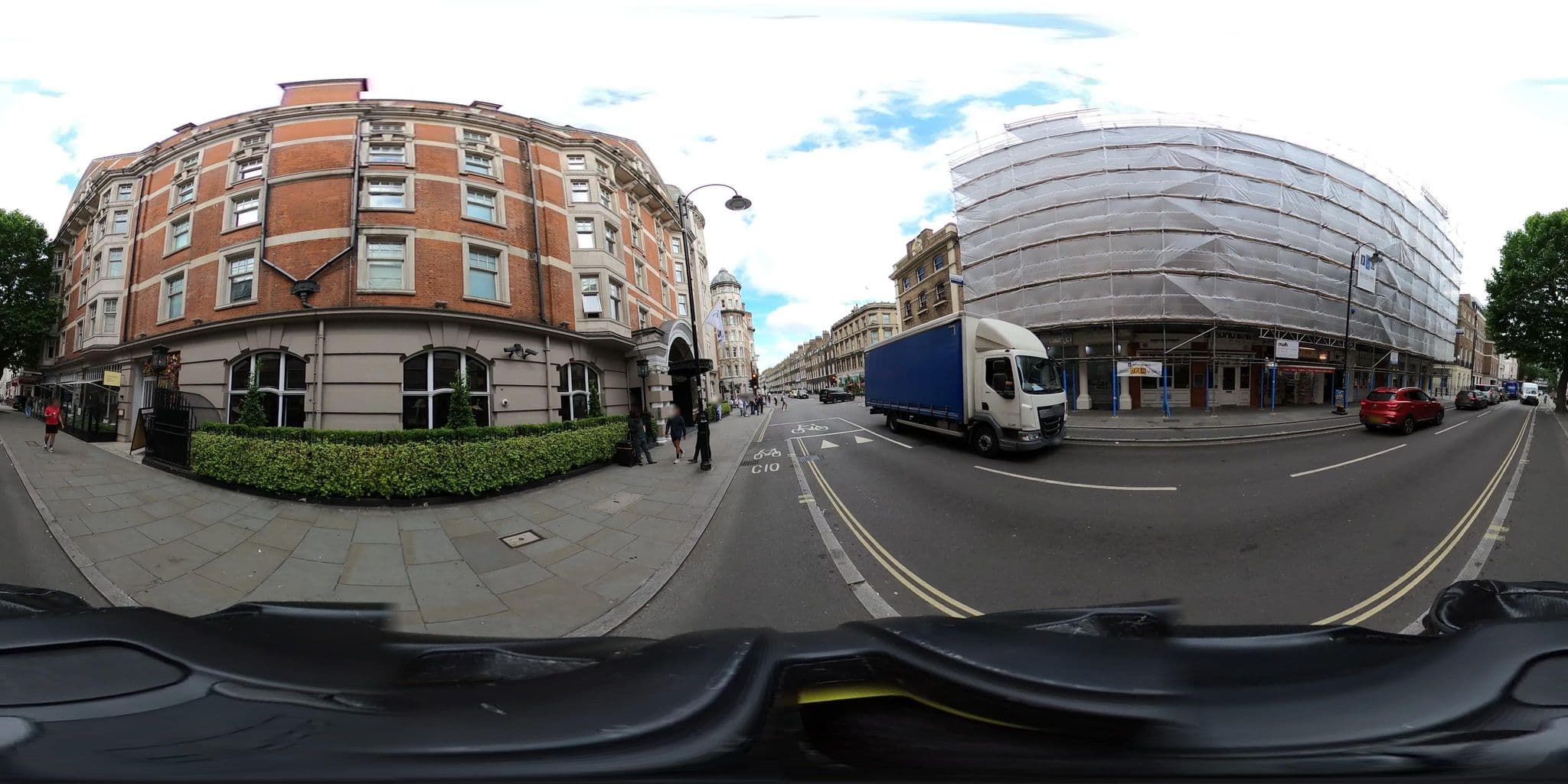 Street view near Radisson Blu Edwardian Bloomsbury Street Hotel, Holborn — © NatchaponJ (CC BY-SA · Mapillary)
