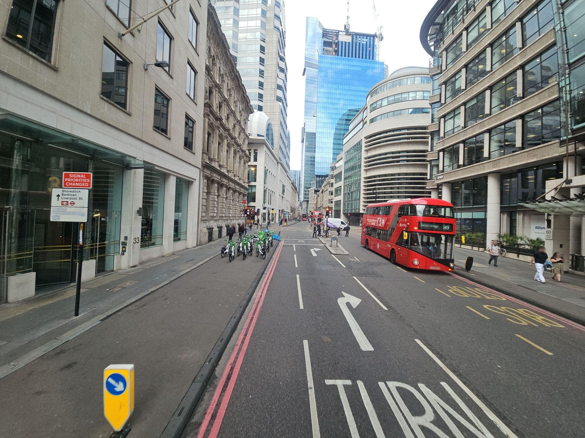 Street view near Gracechurch Bellyard Limited, City of London — © pbb (CC BY-SA · Mapillary)