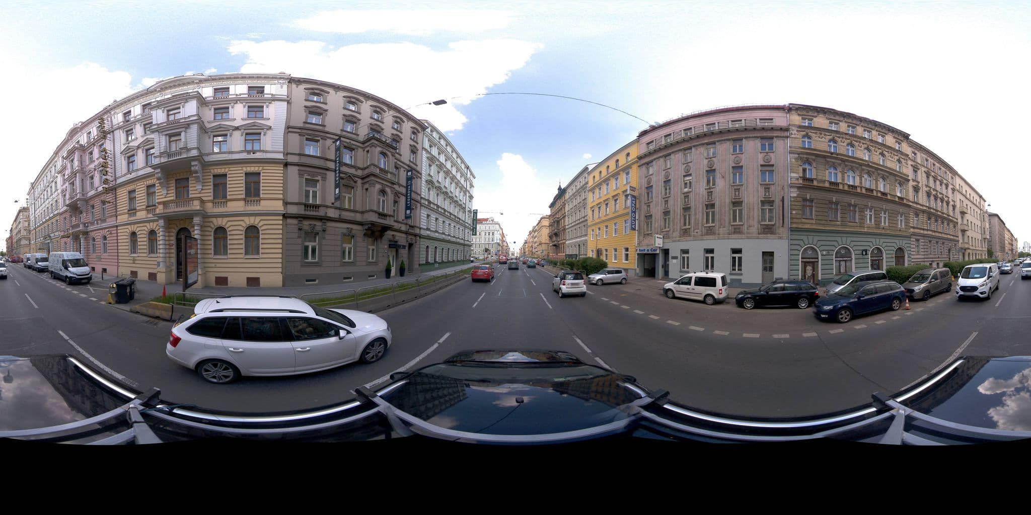 Street view near Prague Season, Královské Vinohrady — © jeffreymartin (CC BY-SA · Mapillary)