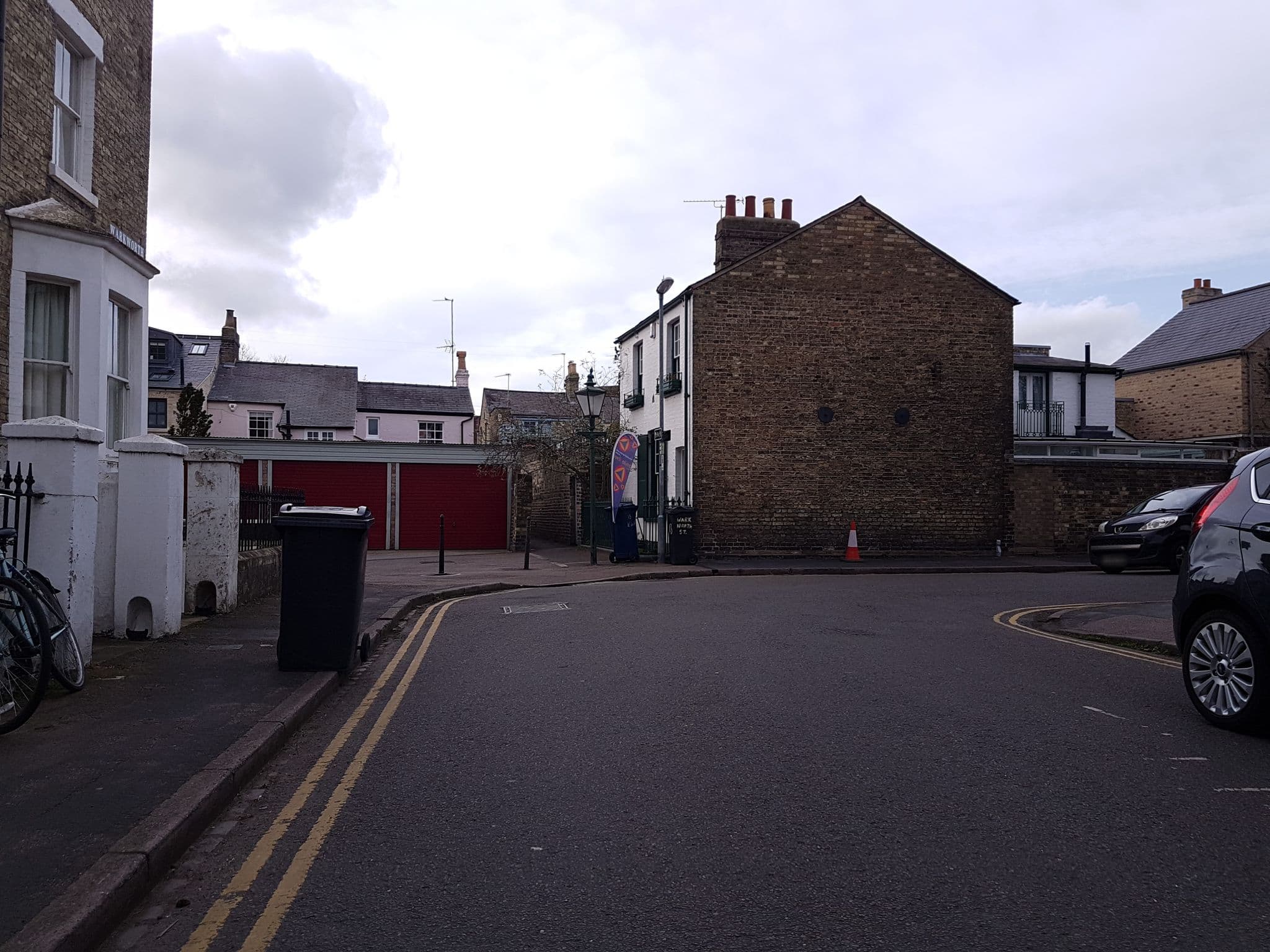 Street view near El Shaddai, Cambridge — © cyclestreets (CC BY-SA · Mapillary)