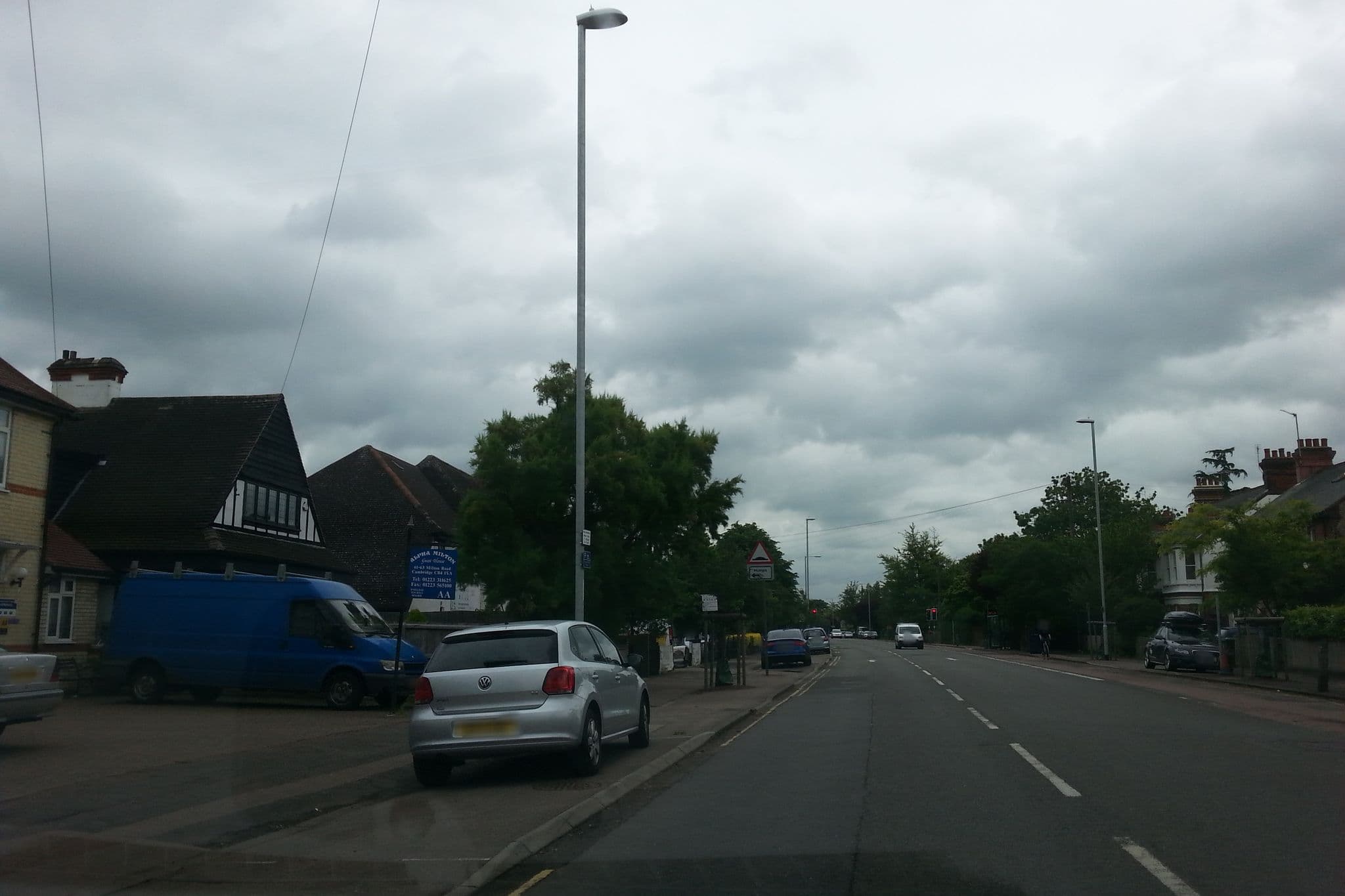 Street view near Suffolk House, Cambridge — © adam2 (CC BY-SA · Mapillary)
