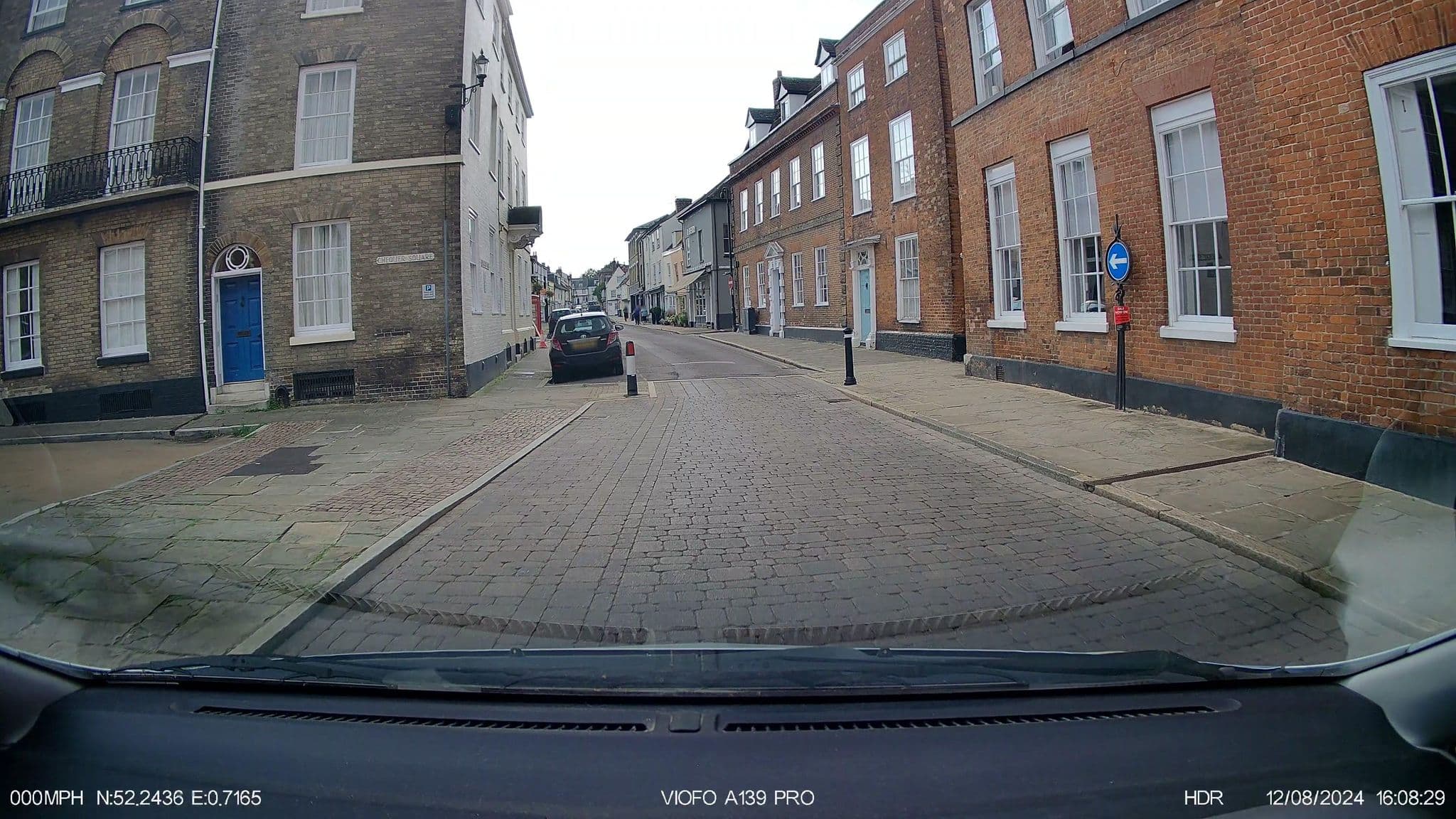 Street view near Churchgate House, Bury St Edmunds — © IpswichEdits (CC BY-SA · Mapillary)