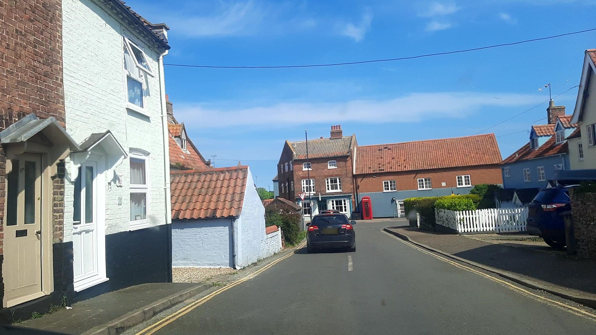 Street view near Seashell Cottage, Wells-next-the-Sea — © IpswichEdits (CC BY-SA · Mapillary)