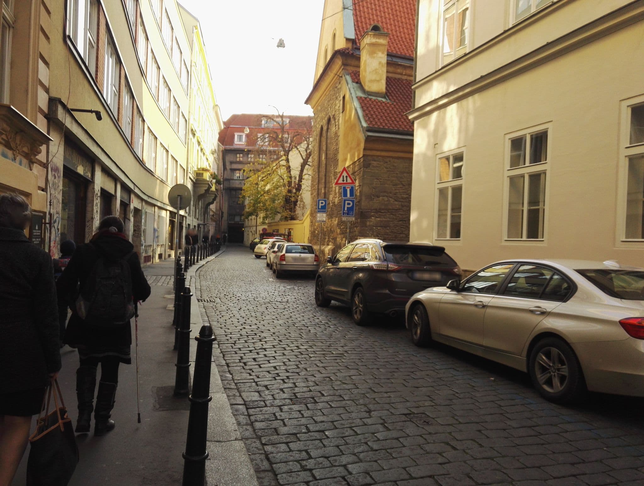 Street view near Ragtime hostel, Nové Město