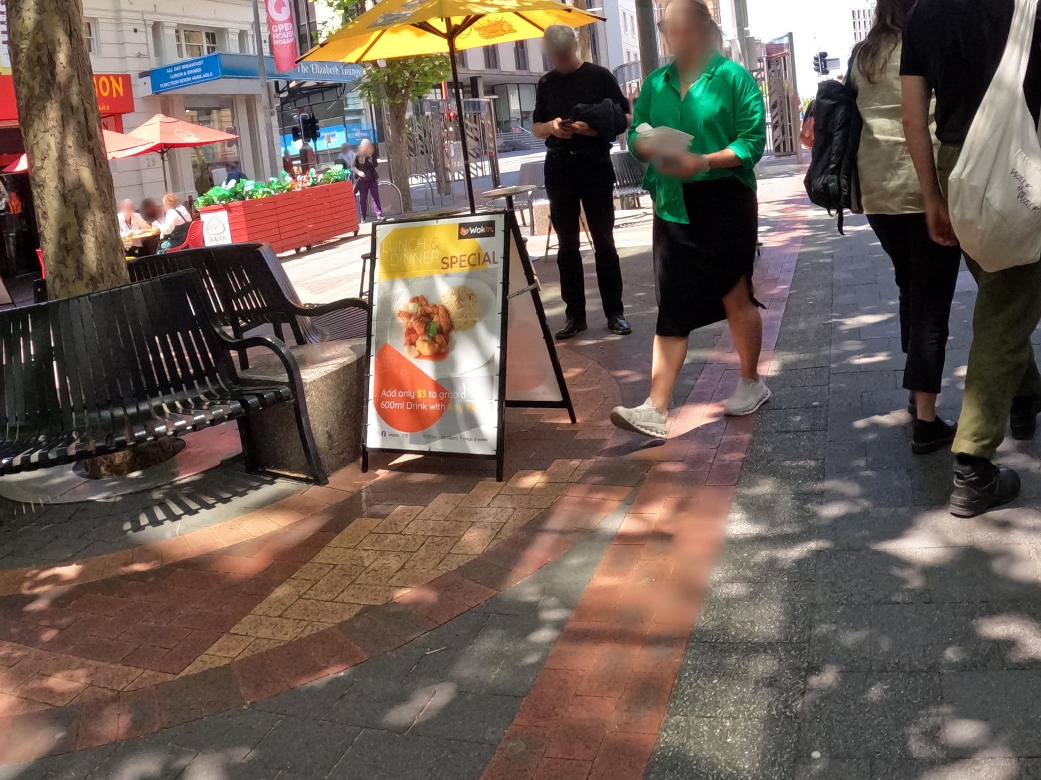 Street view near Central Hotel Hobart, Hobart city centre — © skillsy (CC BY-SA · Mapillary)