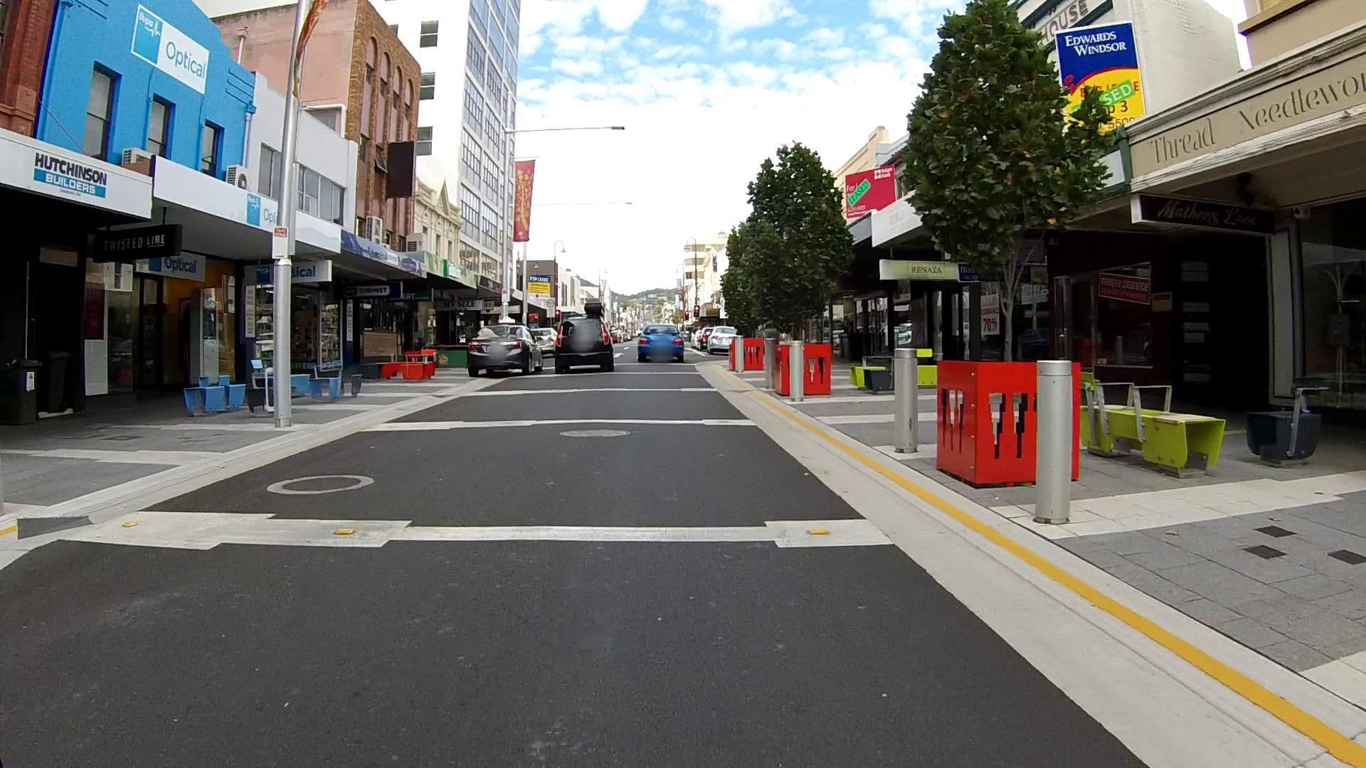Street view near Crowne Plaza Hobart, Hobart city centre — © tastrax (CC BY-SA · Mapillary)