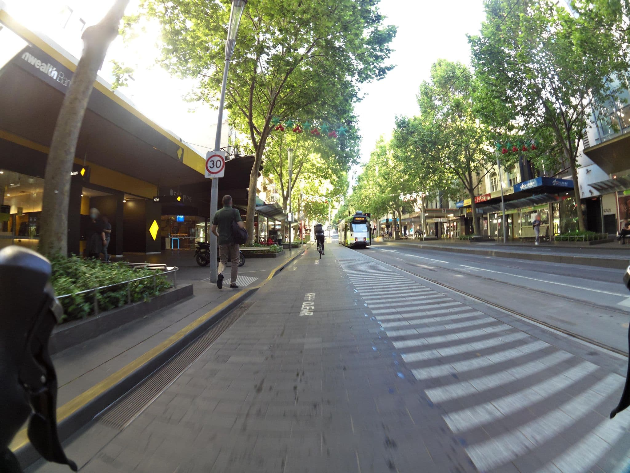 Street view near The Swanston Hotel, Grand Mercure, Melbourne — © skillsy (CC BY-SA · Mapillary)