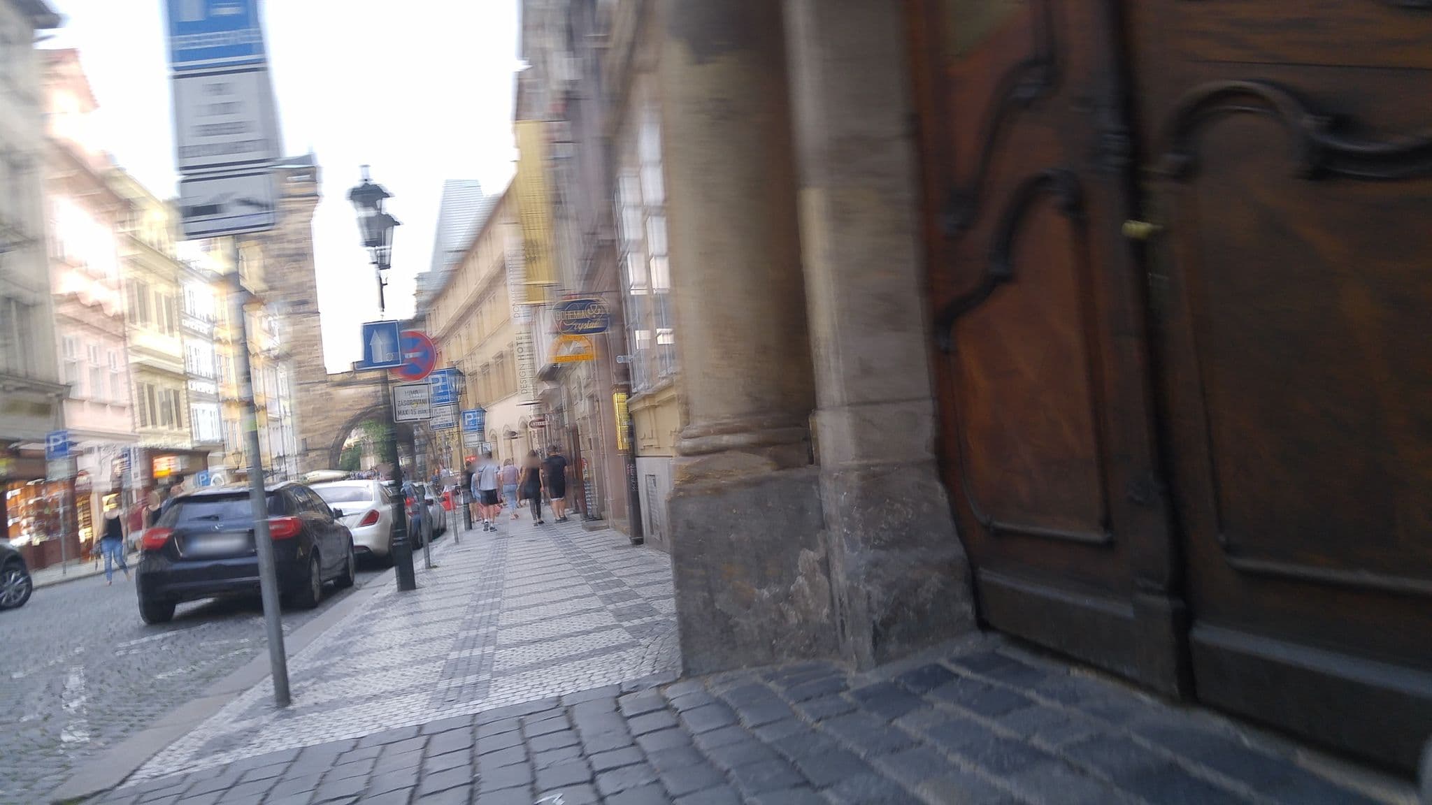 Street view near U Černého orla, Malá Strana — © pbb (CC BY-SA · Mapillary)