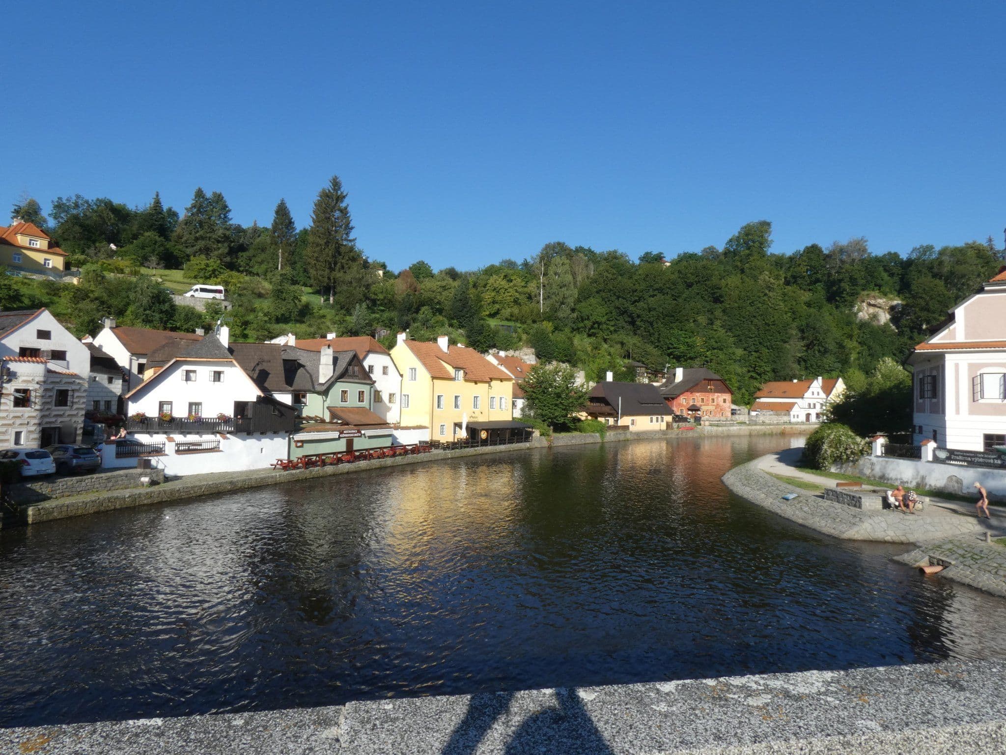 Street view near Merlin, Český Krumlov