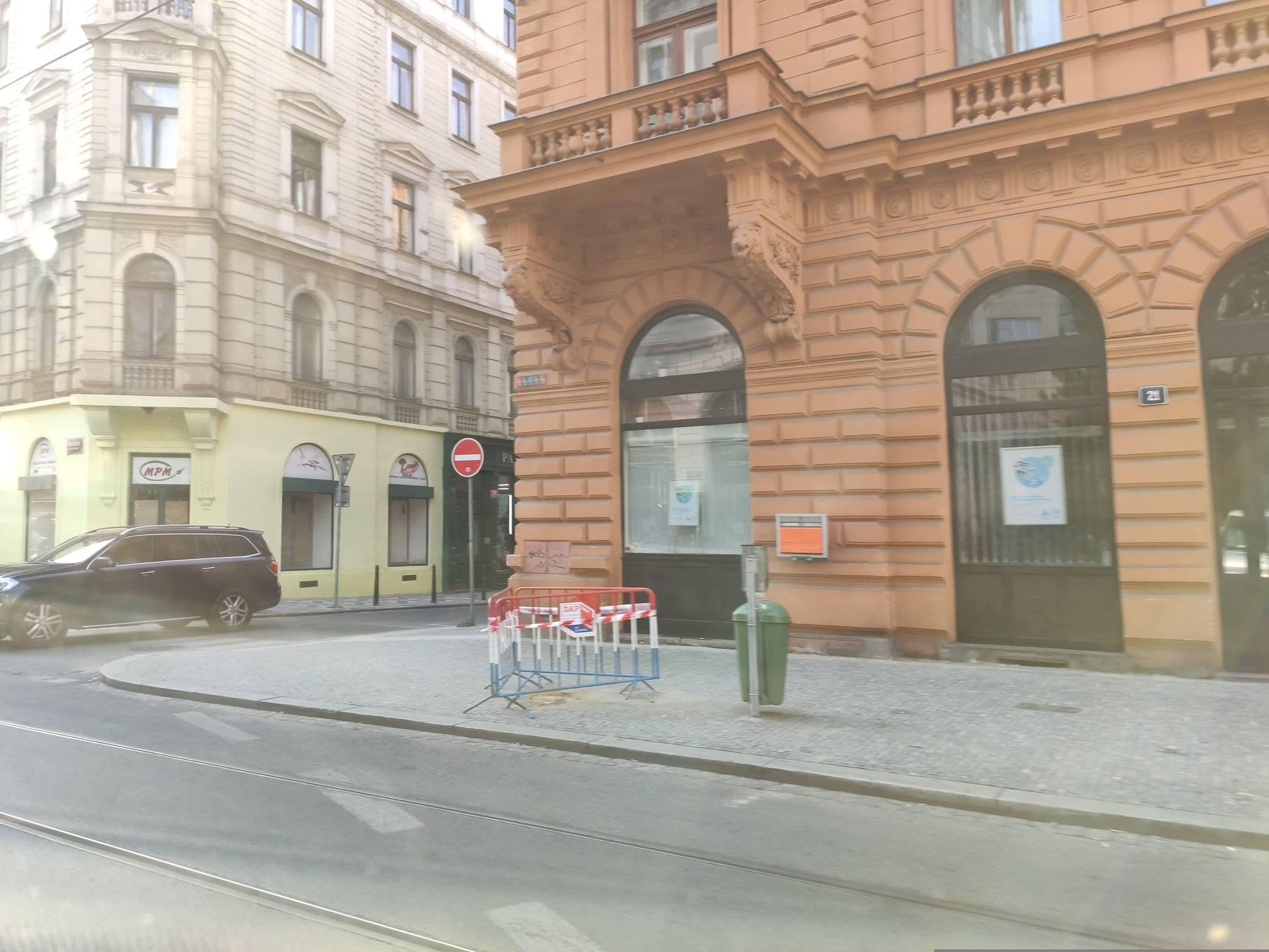 Street view near Prague Centre Apartments, Nové Město