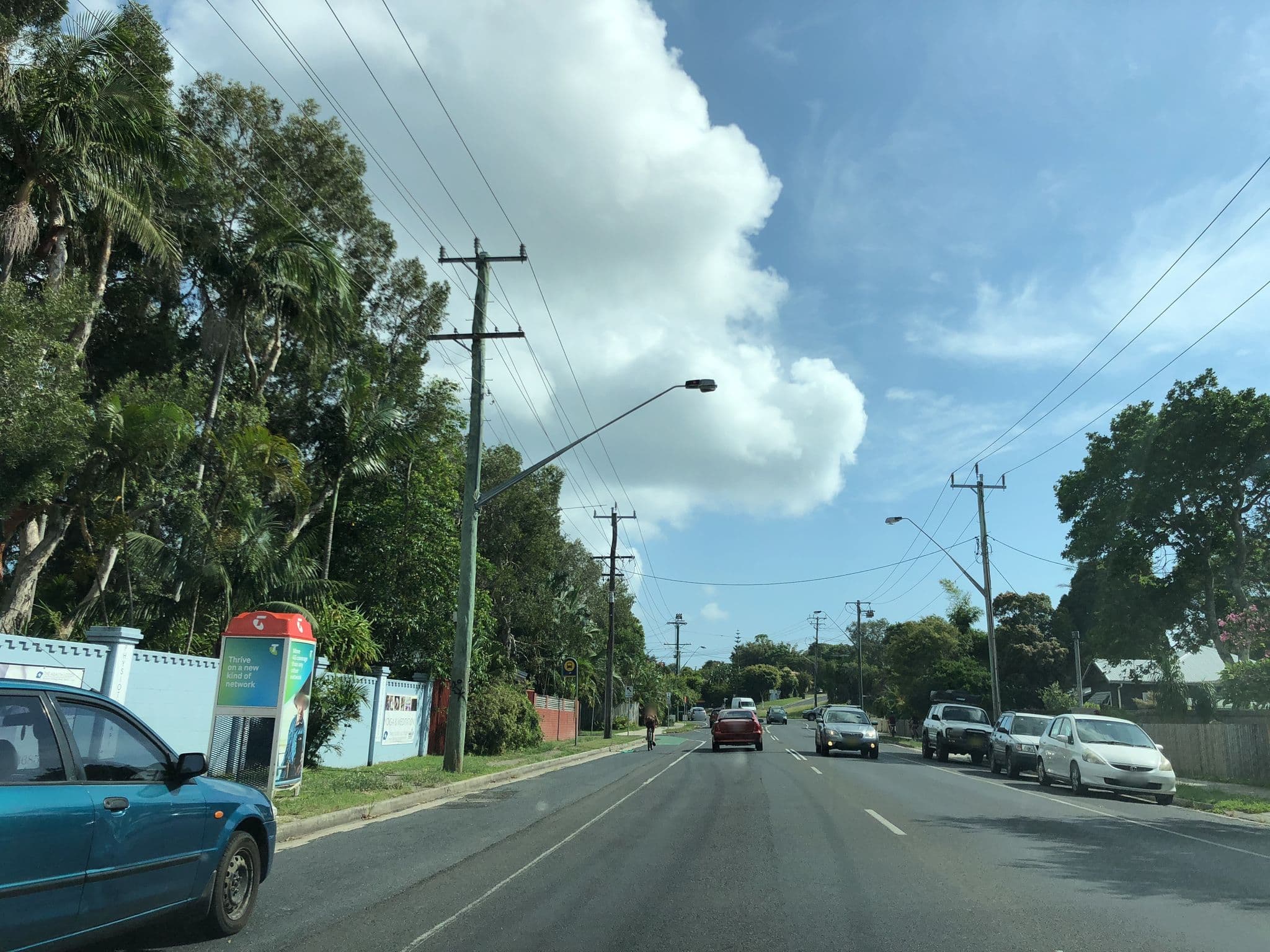 Street view near Cape Byron Lodge, Byron Bay — © hakk (CC BY-SA · Mapillary)