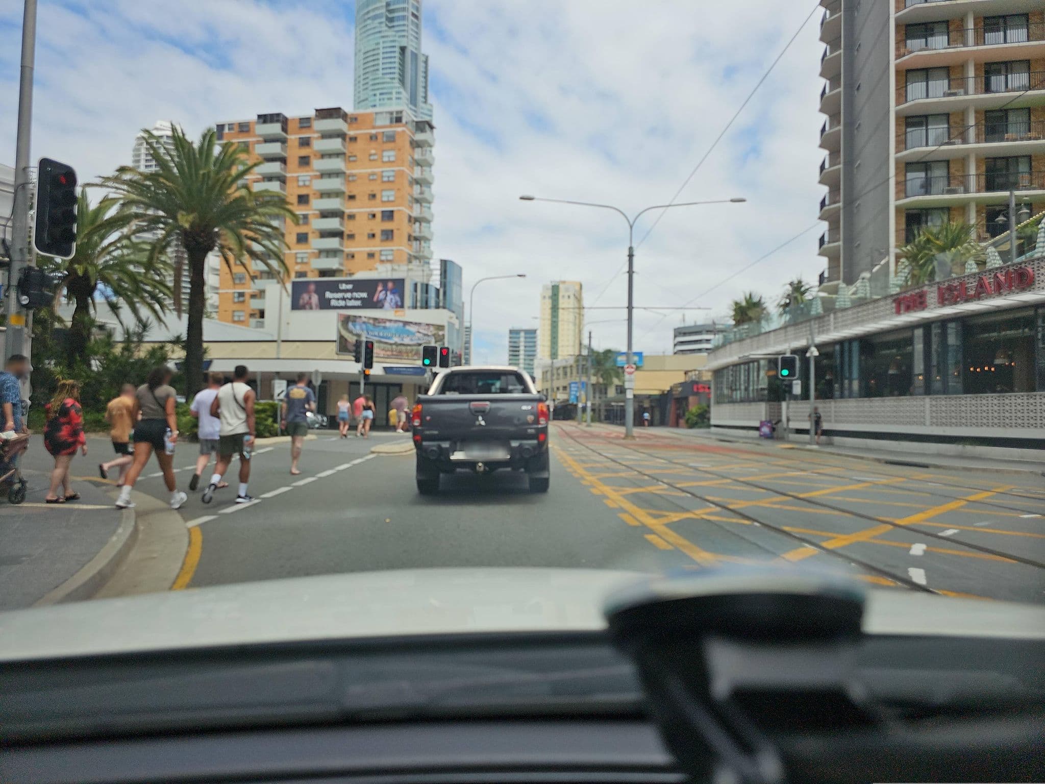 Street view near Hotel Grand Chancellor, Surfers Paradise — © Mooksey (CC BY-SA · Mapillary)