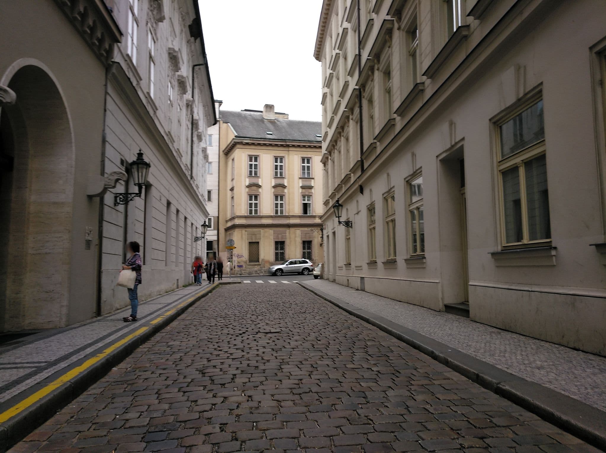 Street view near Grand Hotel Bohemia, Prague