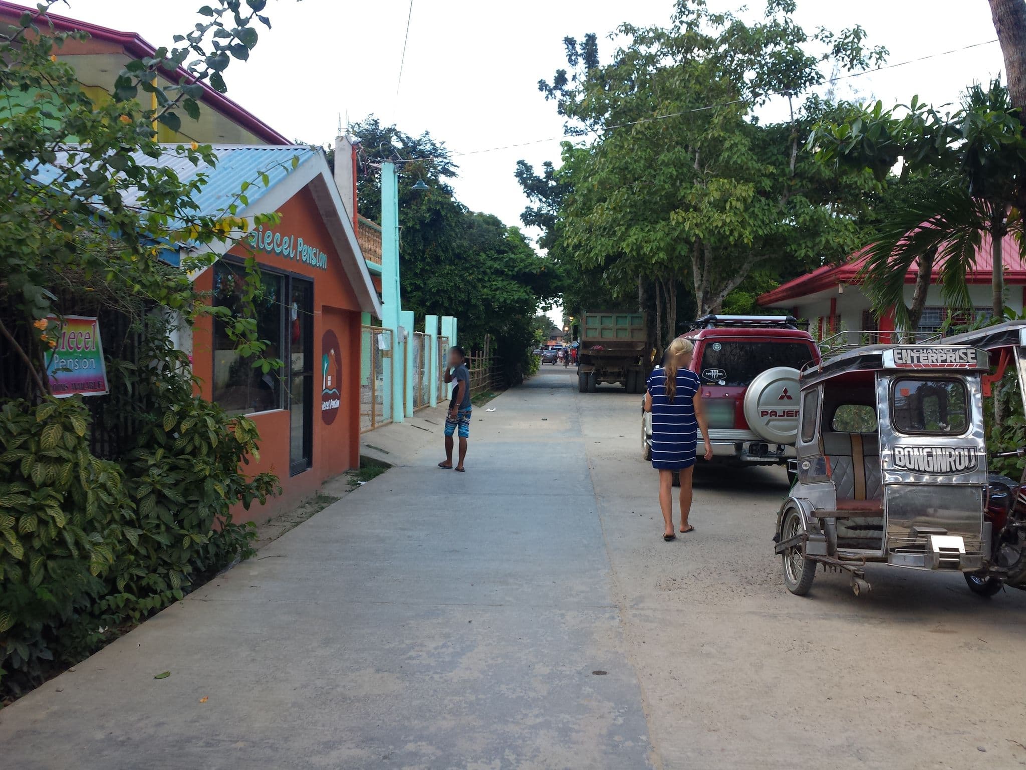 Street view near Giecel Pension, El Nido — © mrtmrt (CC BY-SA · Mapillary)