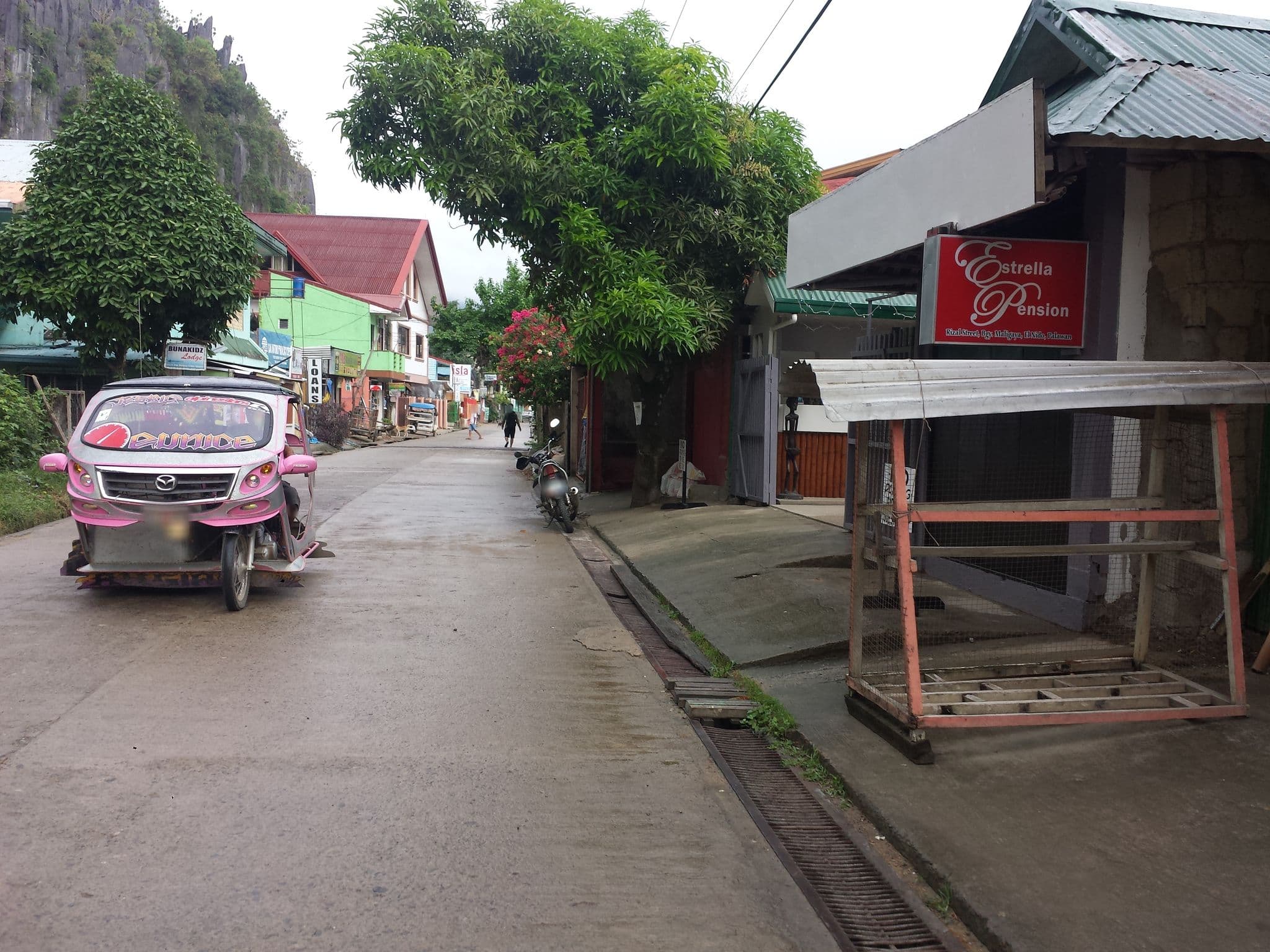 Street view near Estrella Inn, El Nido — © mrtmrt (CC BY-SA · Mapillary)