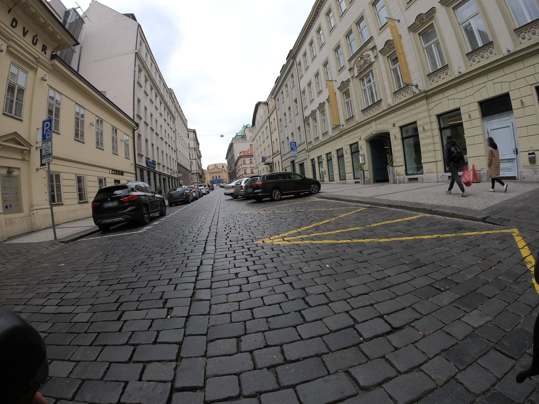 Street view near Grandium Prague, Nové Město — © tobiaso (CC BY-SA · Mapillary)