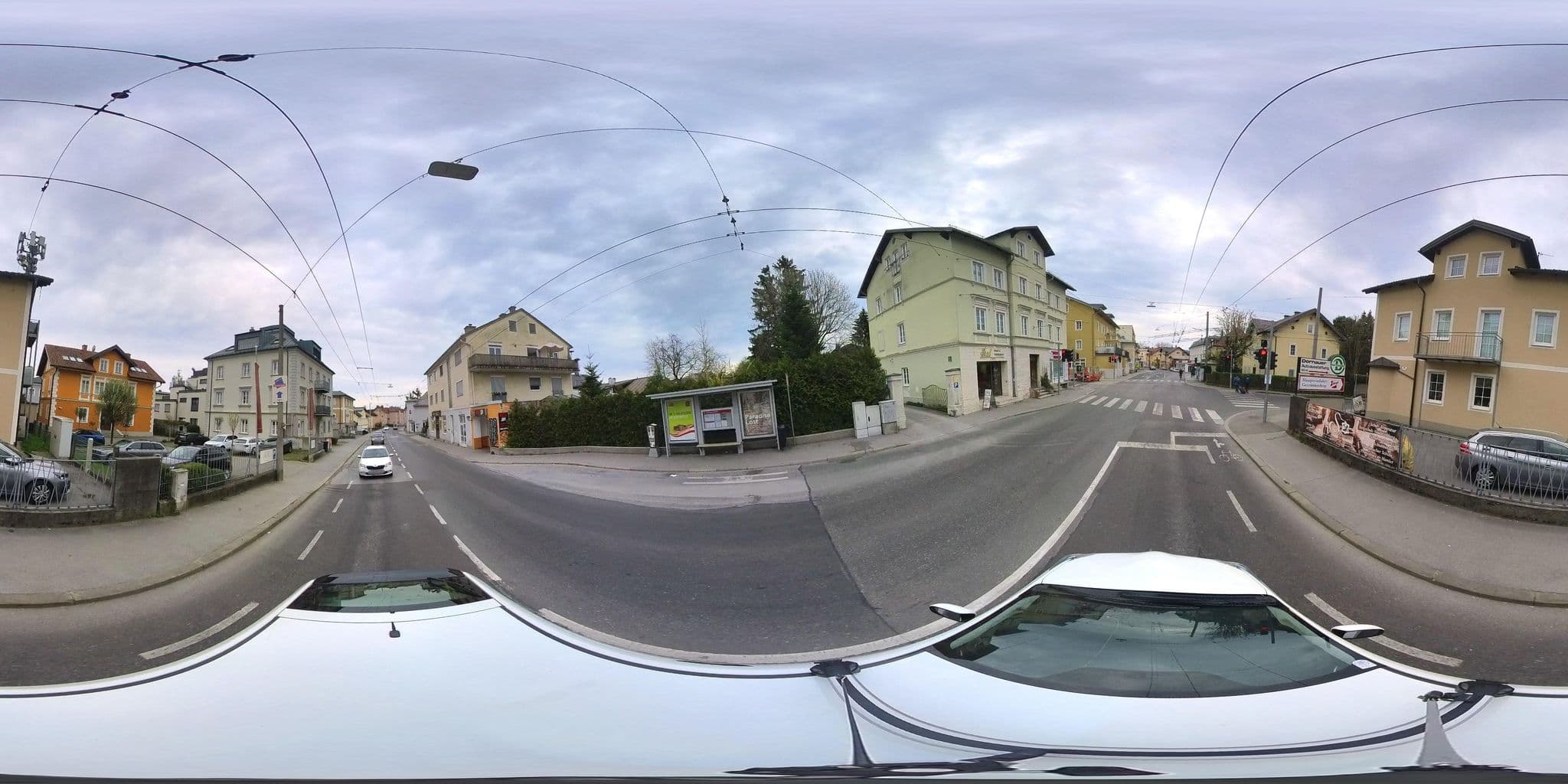 Street view near Villa Ceconi, Salzburg — © osmplus_org (CC BY-SA · Mapillary)