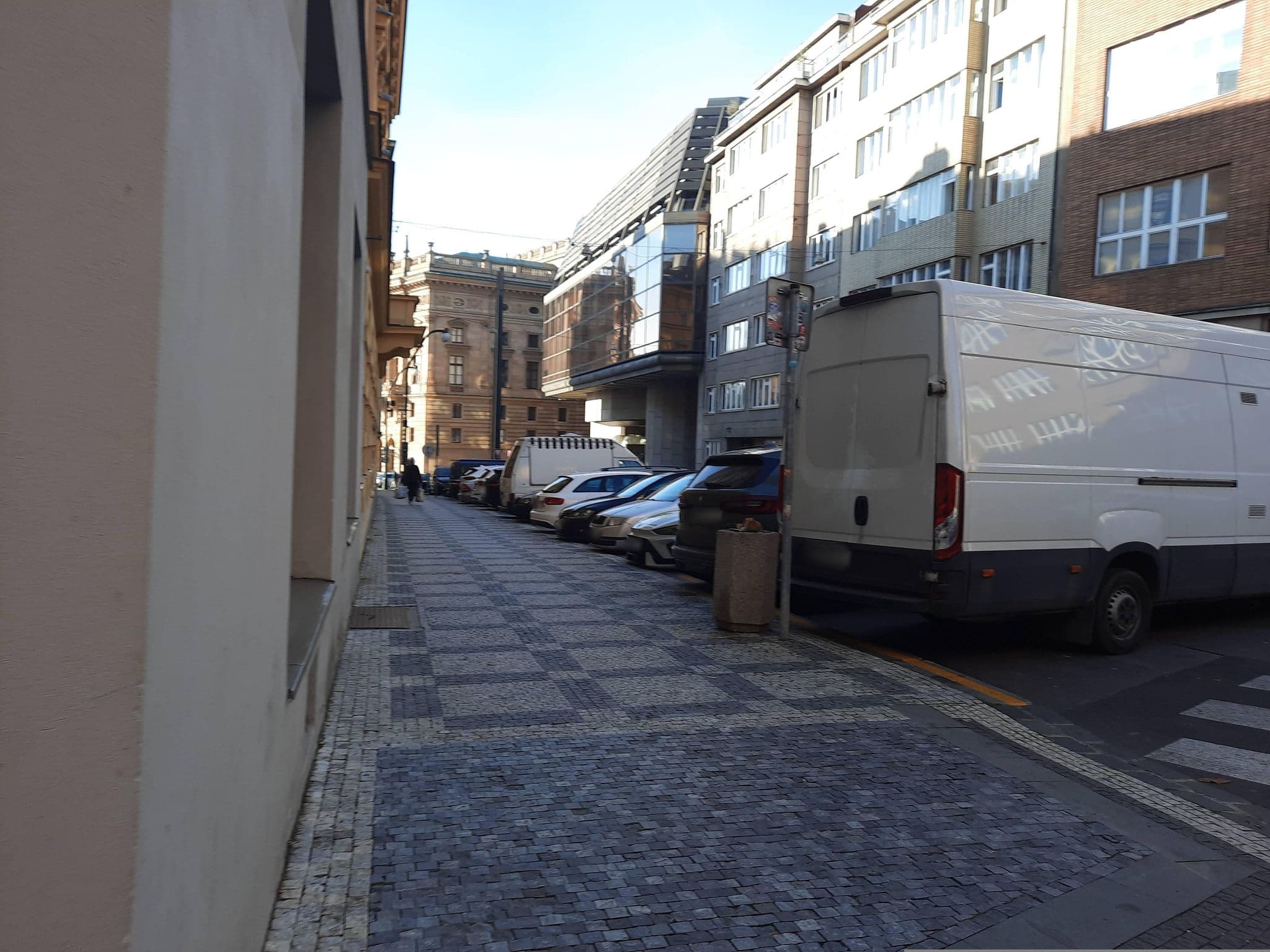 Street view near Harry Potter apartments, Nové Město — © ondrejlopatka (CC BY-SA · Mapillary)