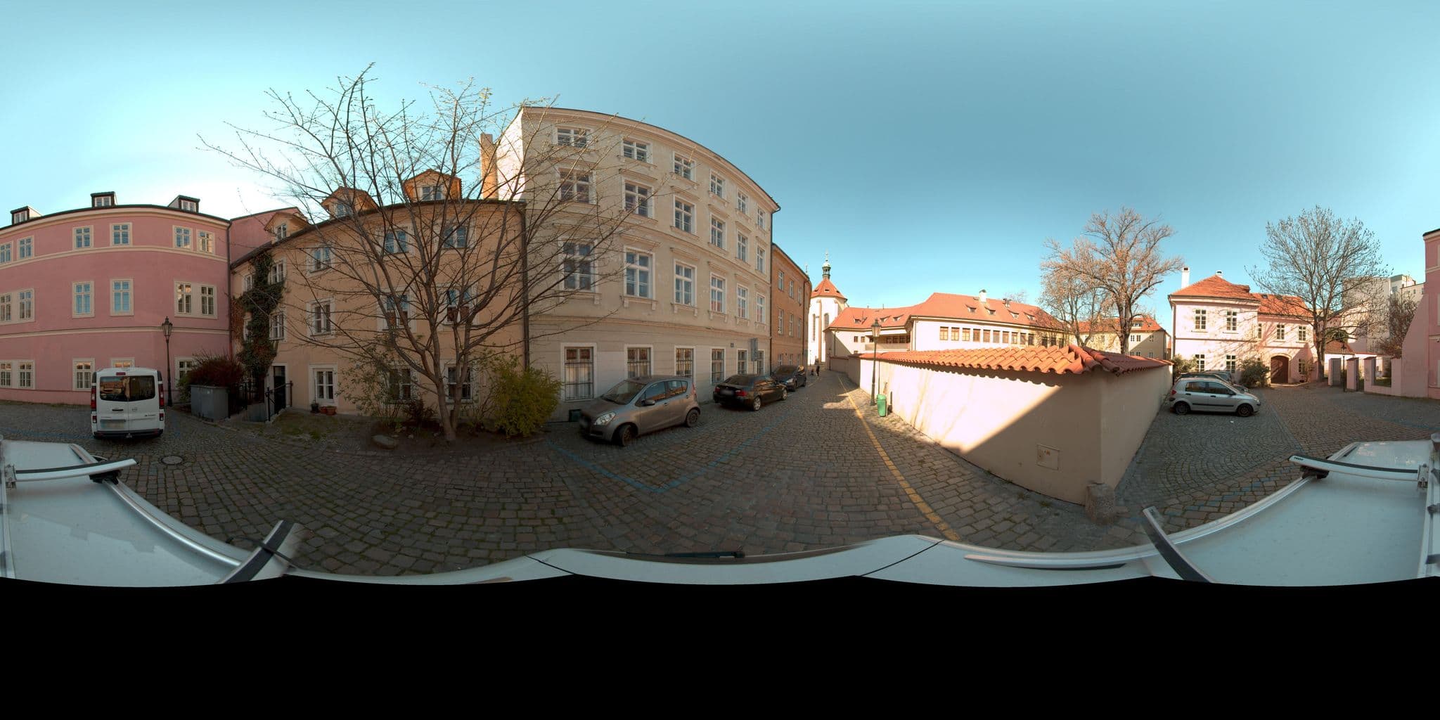 Street view near Metropolitan, Prague