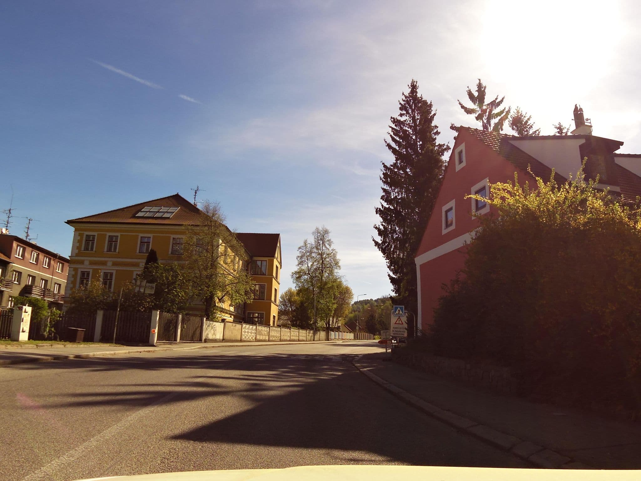 Street view near Decadent Art Club, Český Krumlov
