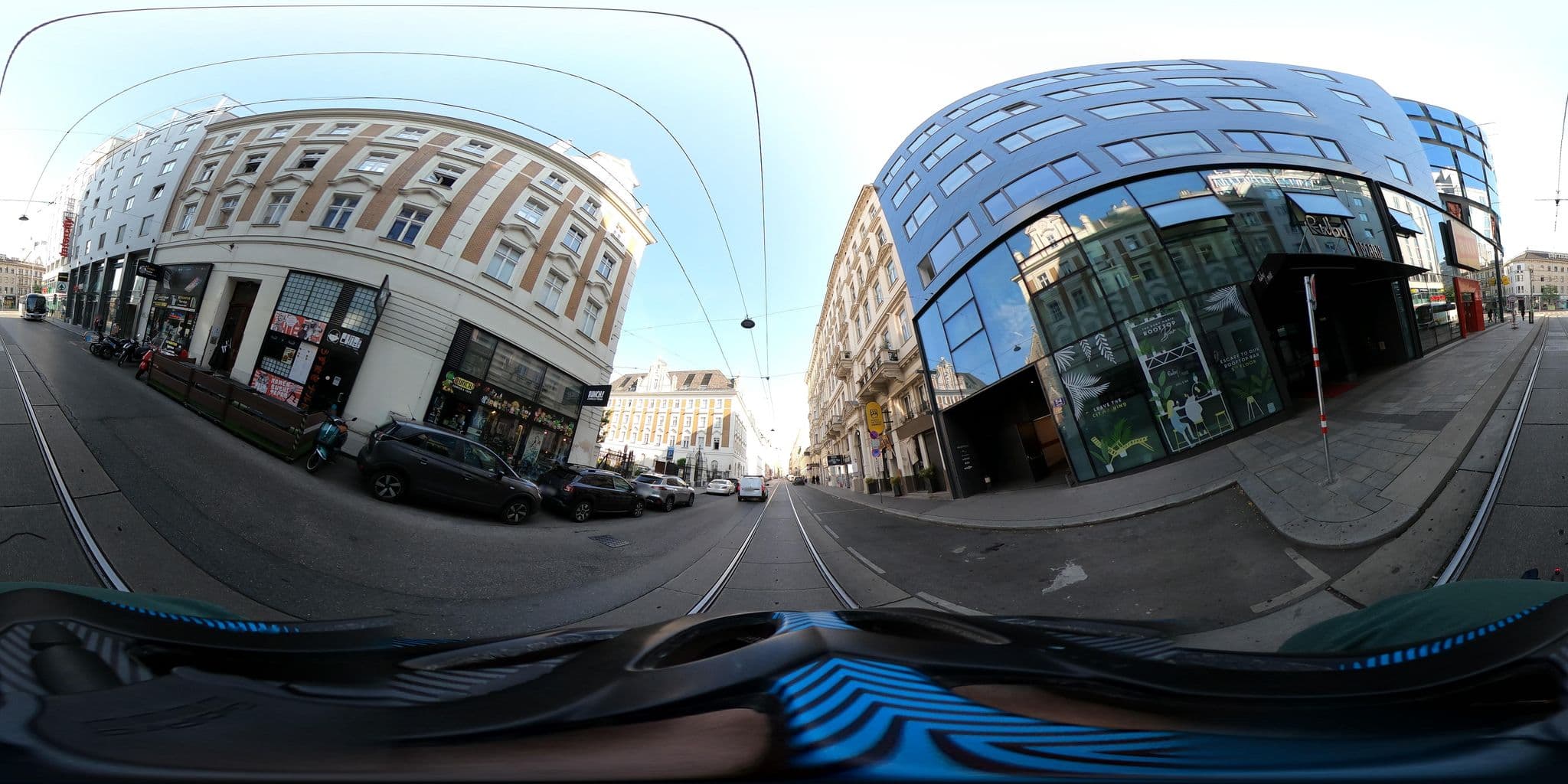 Street view near Ruby Marie Hotel, Neubau — © consens_verkehrsplanung (CC BY-SA · Mapillary)