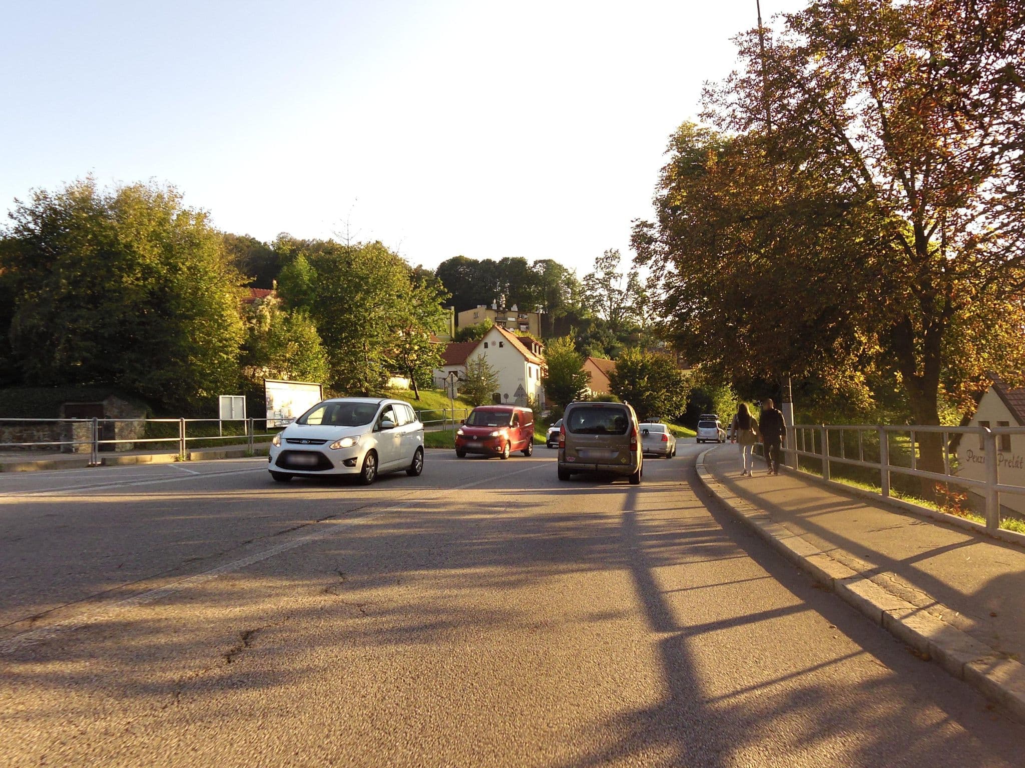 Street view near Penzion Tilia, Český Krumlov