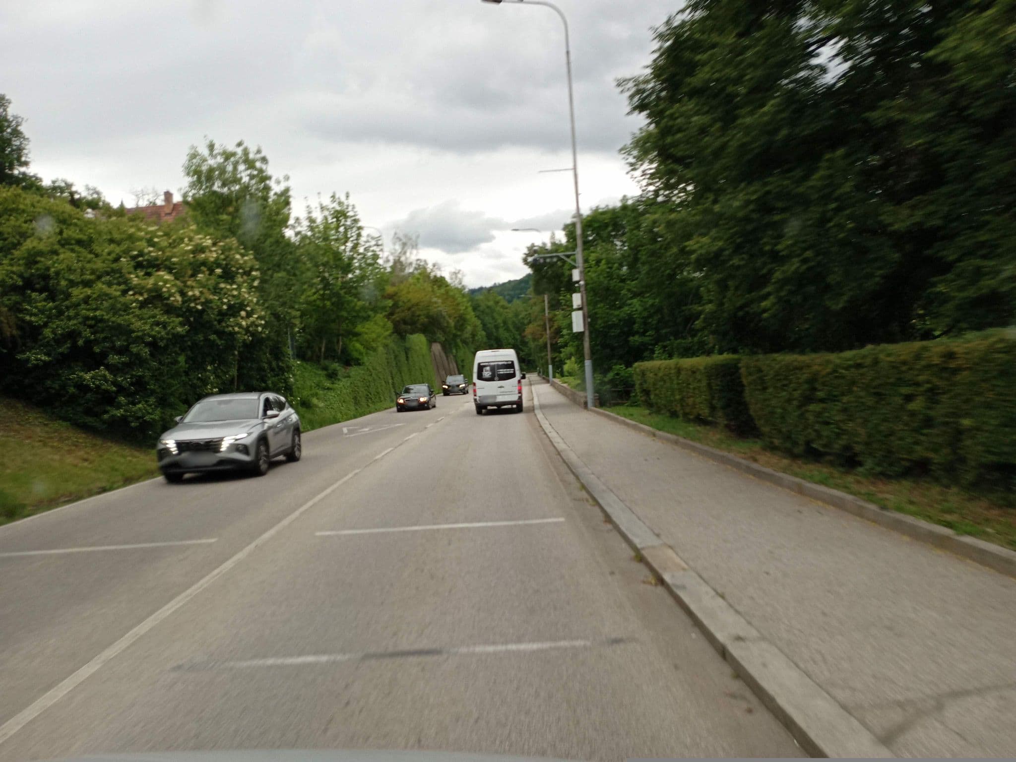 Street view near Penzion Po Vodě, Český Krumlov