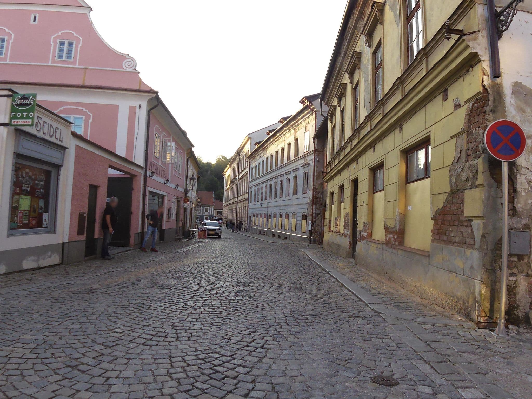 Street view near Pension U soudu, Český Krumlov