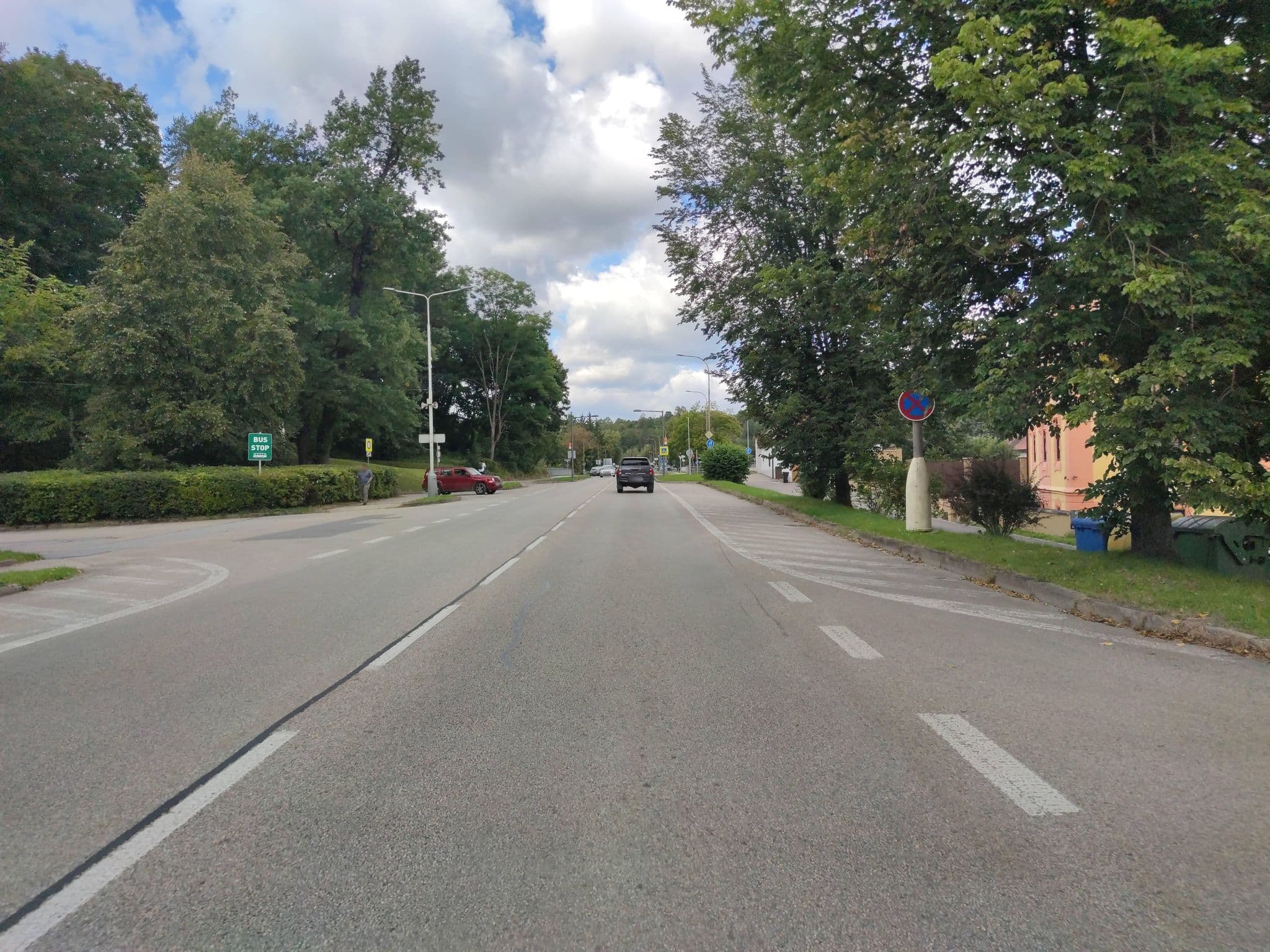 Street view near Villa Lovců Králových, Český Krumlov