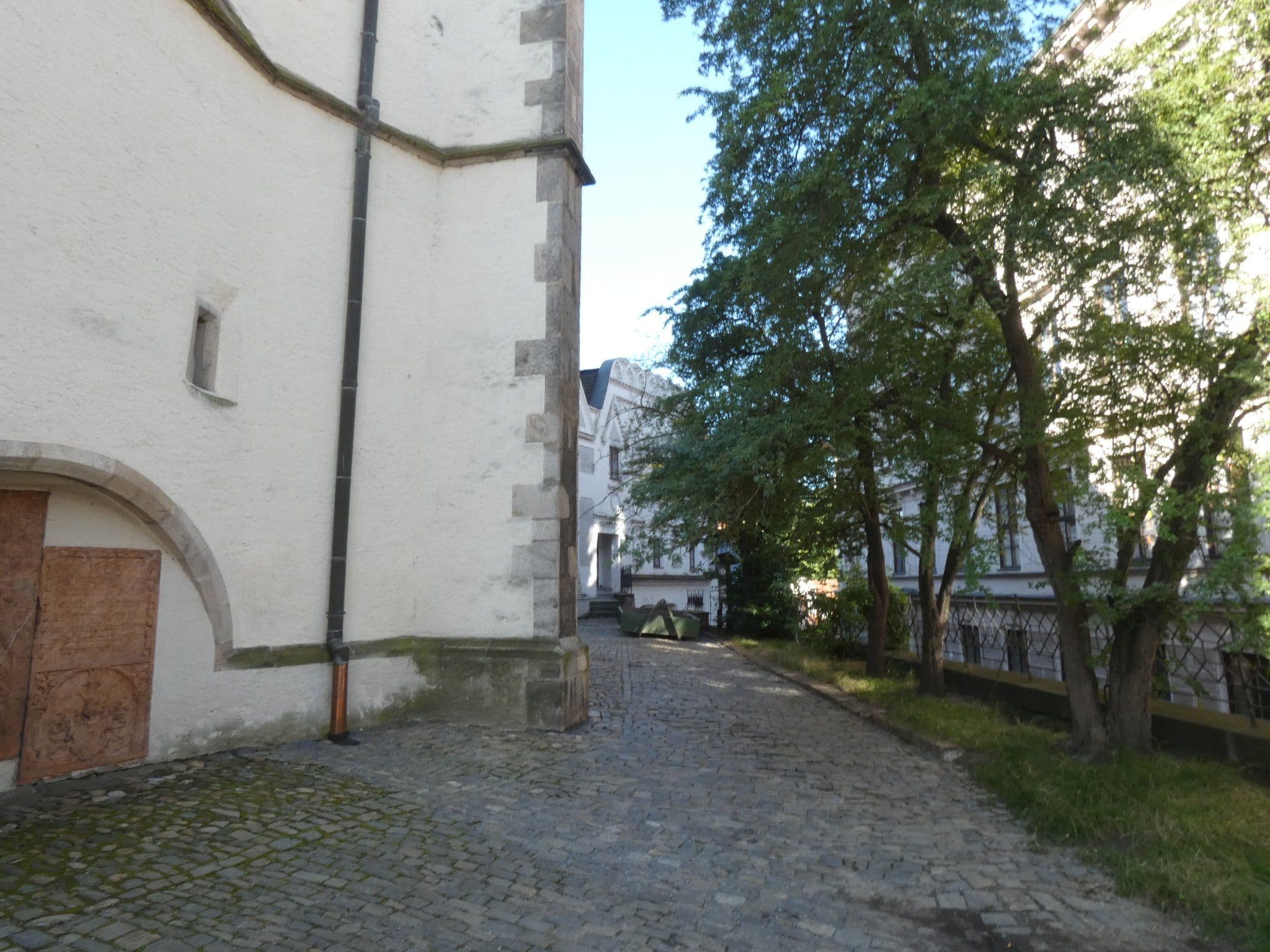 Street view near Hotel Konvice, Český Krumlov