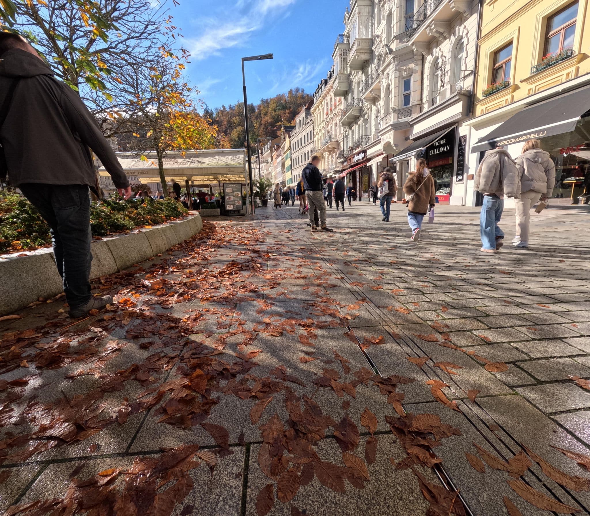 Street view near Boutique Hotel Corso, Karlovy Vary